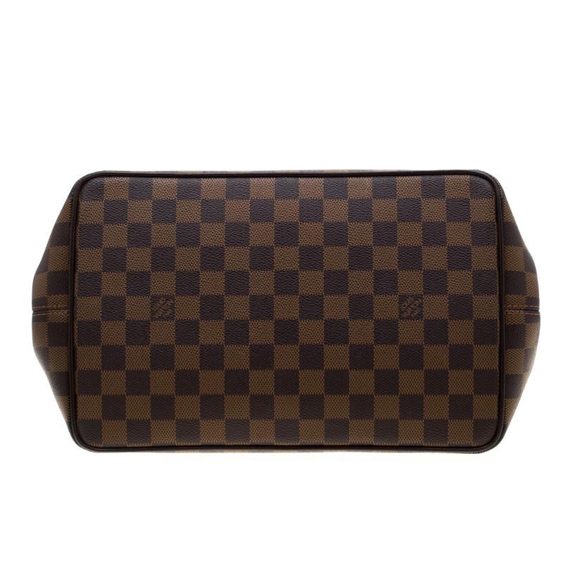 Louis Vuitton Damier Ebene Canvas Bergamo MM Bag In Good Condition In Dubai, Al Qouz 2