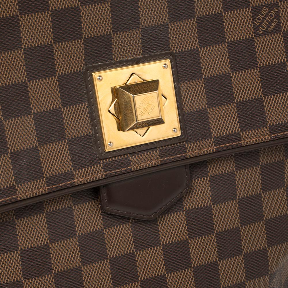 Louis Vuitton Damier Ebene Canvas Bergamo MM Bag 1