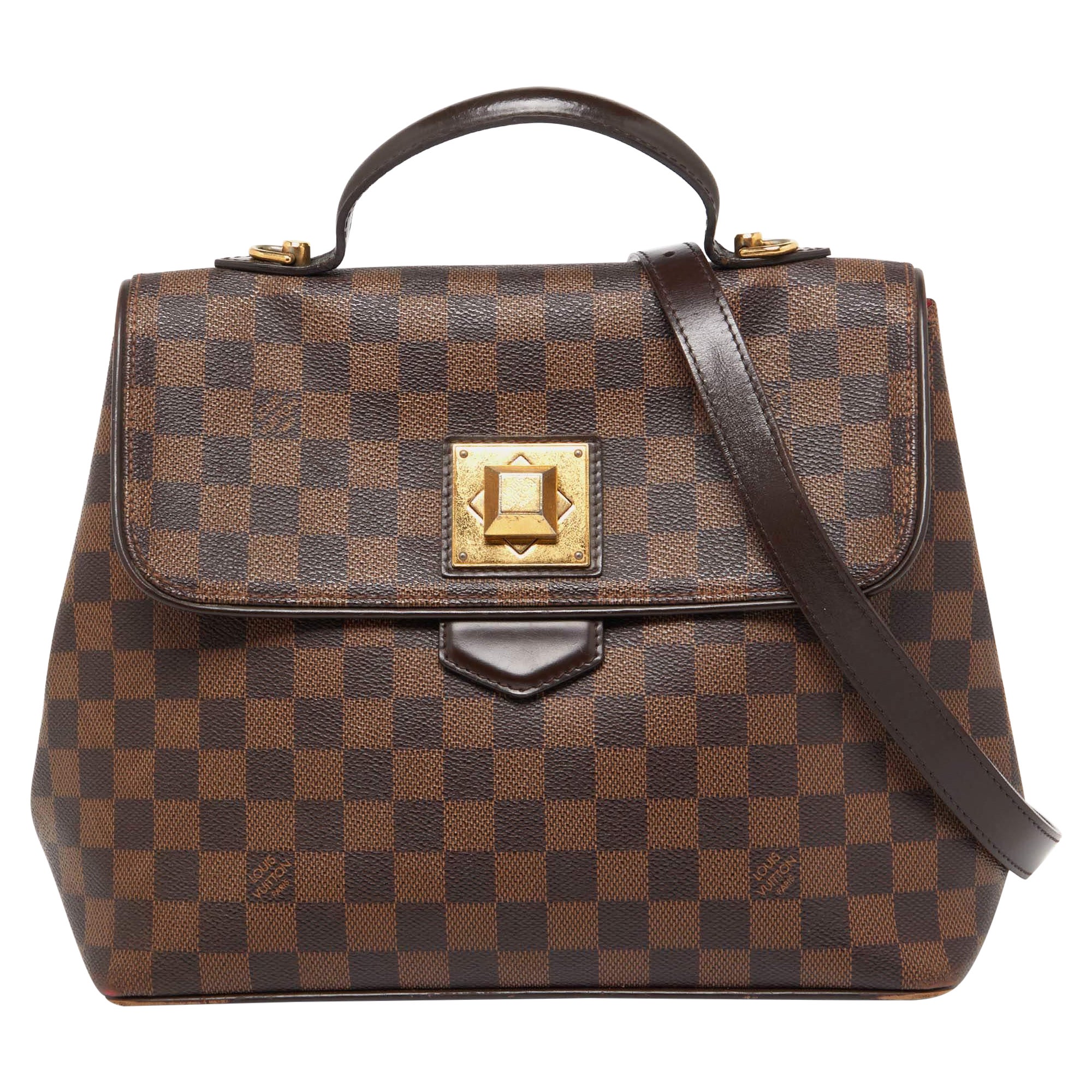 Louis Vuitton Damier Ebene Canvas Bergamo MM Bag