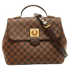 Louis Vuitton Damier Ebene Canvas Bergamo MM Bag