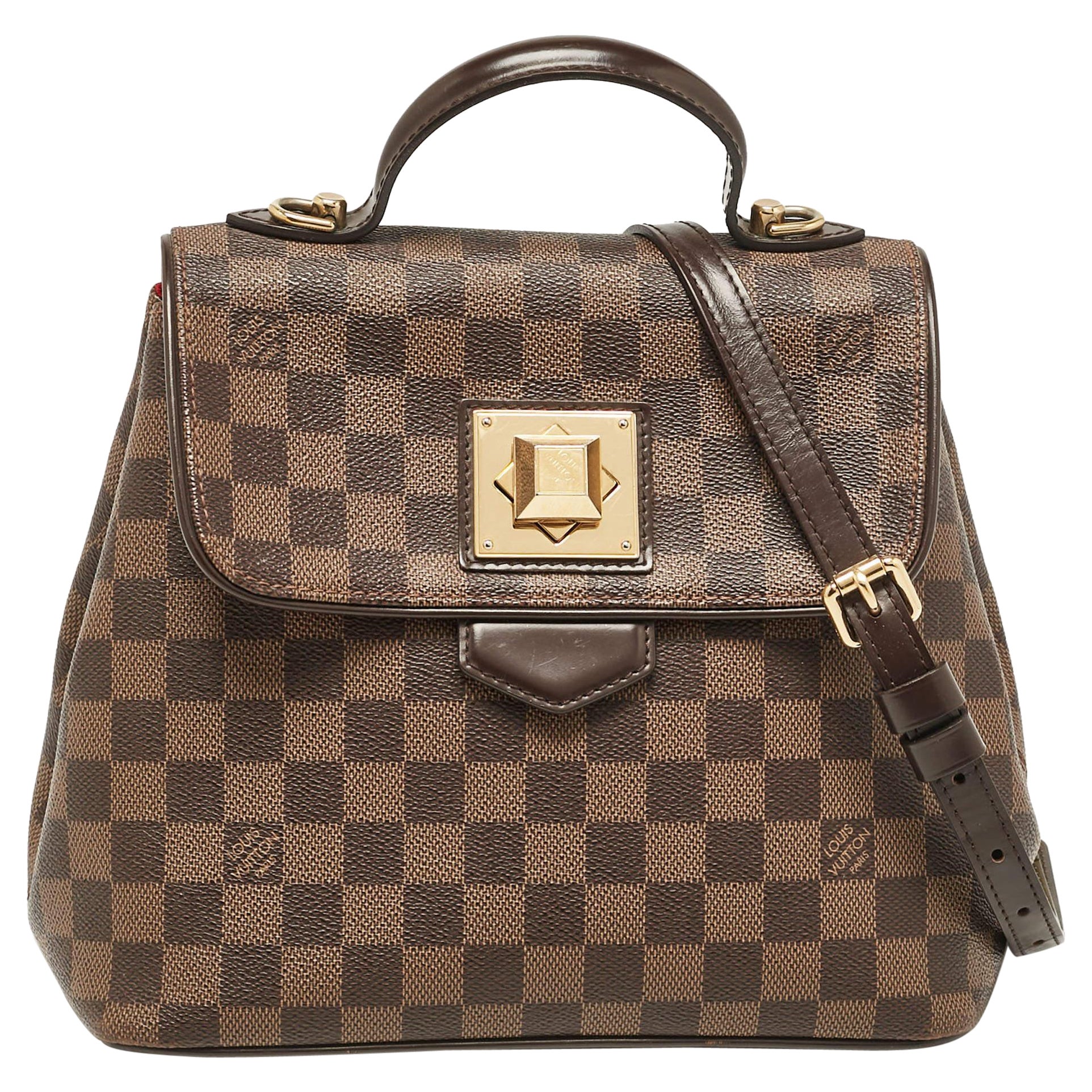 Louis Vuitton Damier Ebene Canvas Bergamo PM Bag