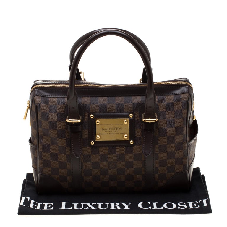 Louis Vuitton Damier Ebene Canvas Berkeley Bag Louis Vuitton