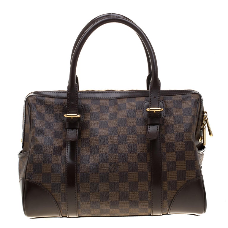 Louis Vuitton Damier Ebene Canvas Berkeley Bag For Sale at 1stDibs