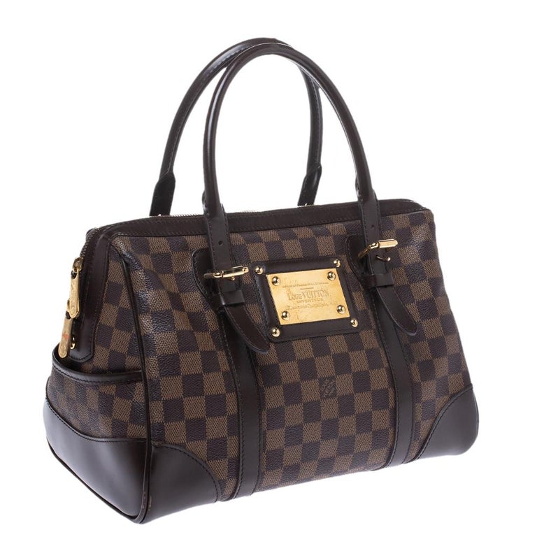 Louis Vuitton Berkeley Shoulder Bag Brown Canvas for sale online