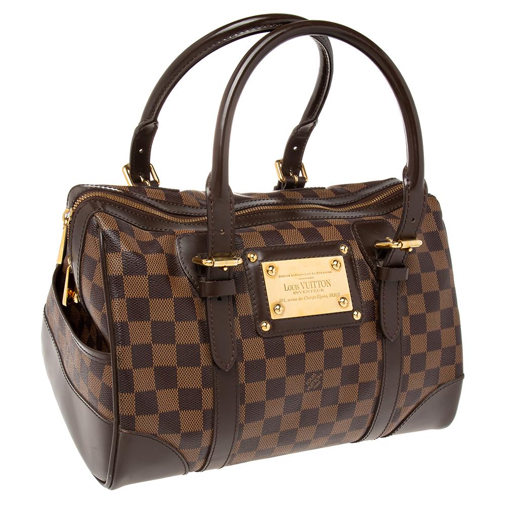 Louis Vuitton Damier Ebene Canvas Berkeley Bag In Good Condition In Dubai, Al Qouz 2