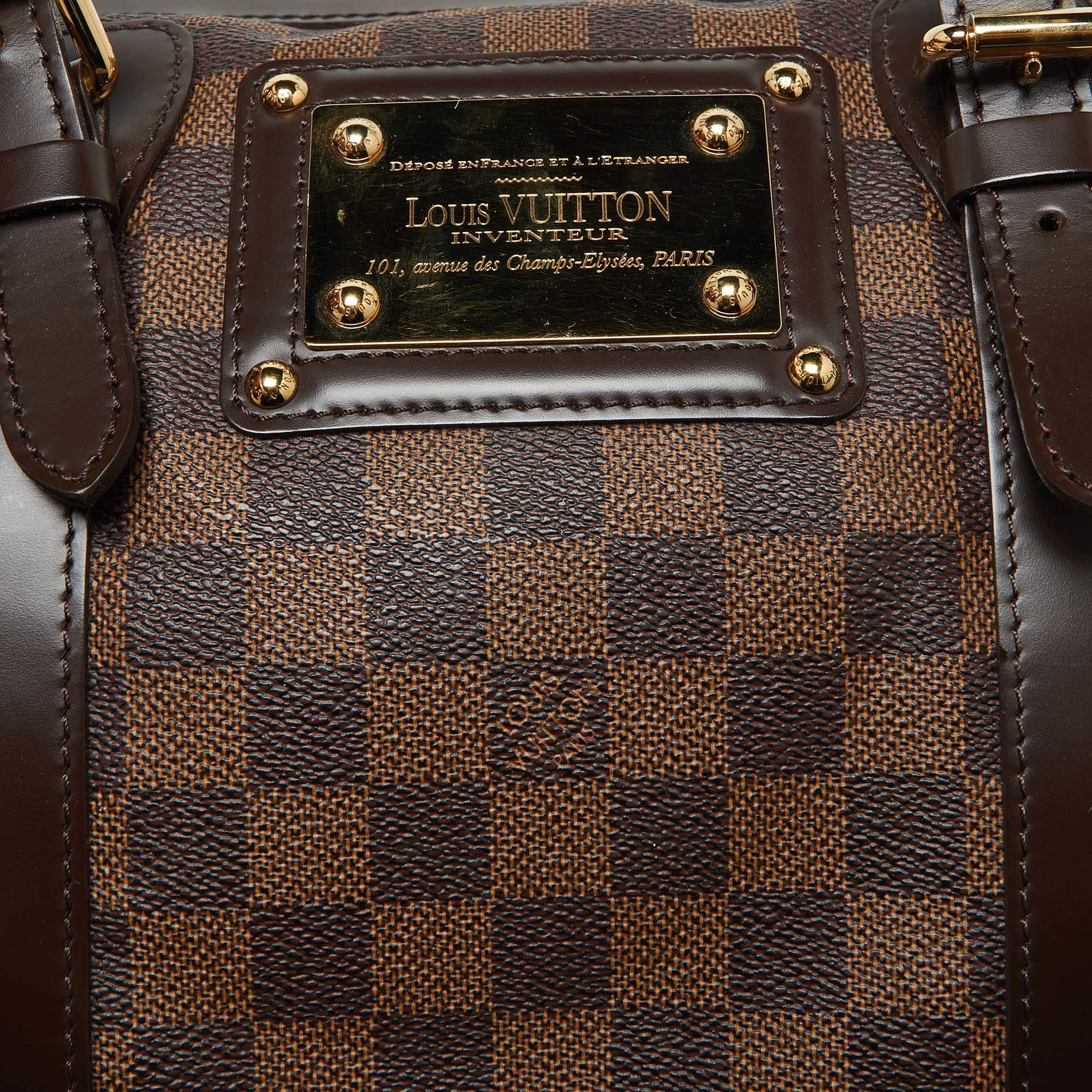 Women's Louis Vuitton Damier Ebene Canvas Berkeley Bag For Sale