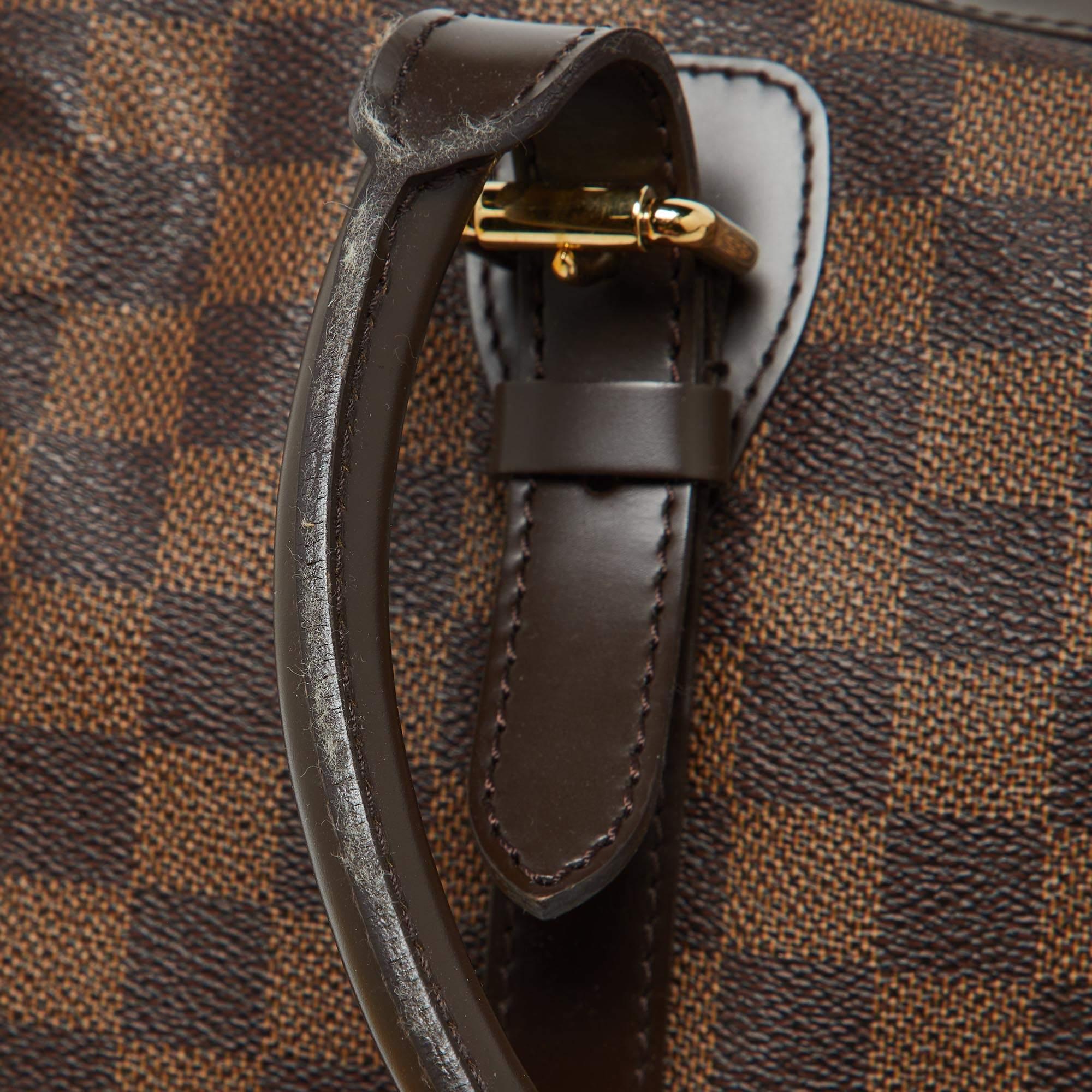 Louis Vuitton Damier Ebene Canvas Berkeley Bag For Sale 2