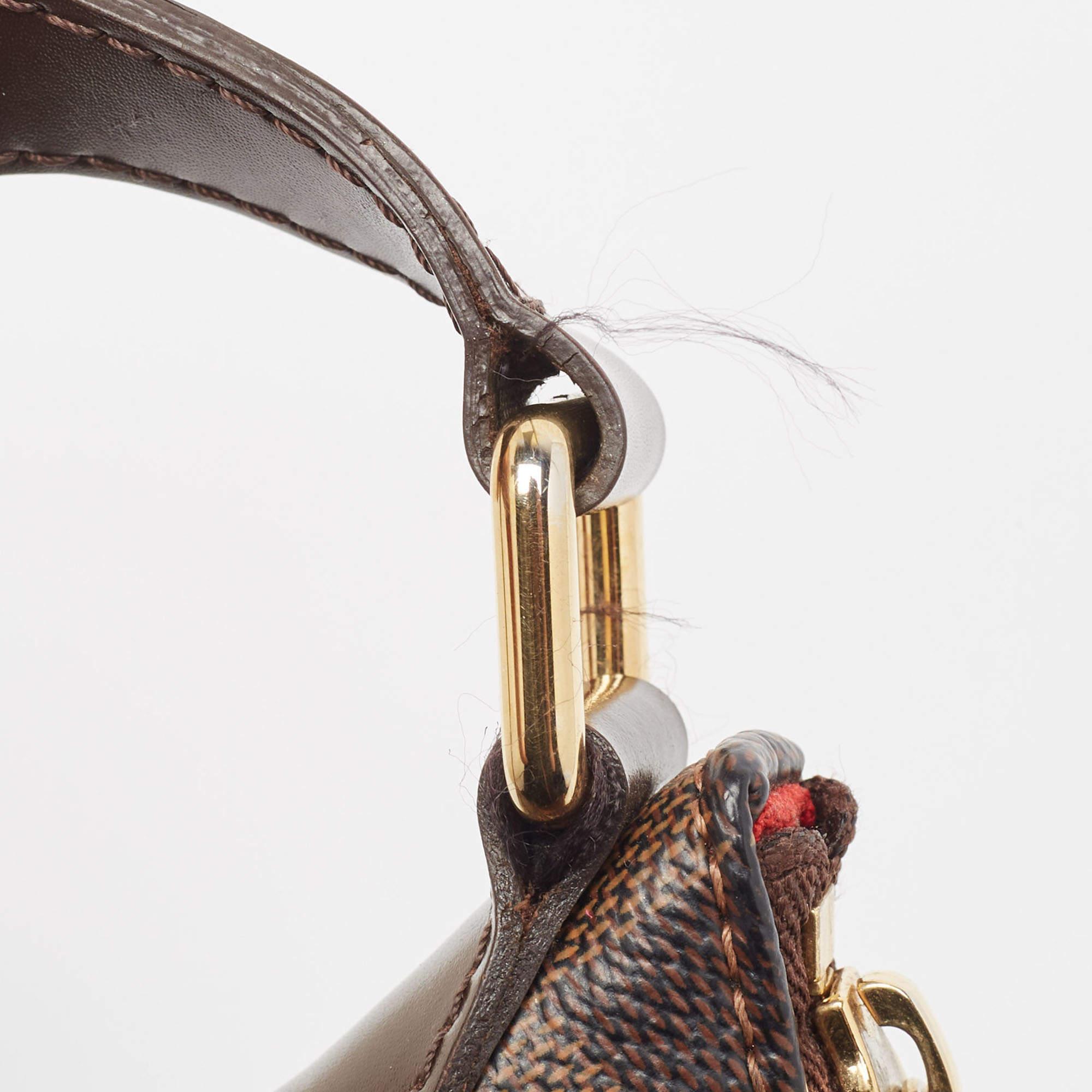 Louis Vuitton - Sac Bloomsbury PM en toile damier ébène en vente 10