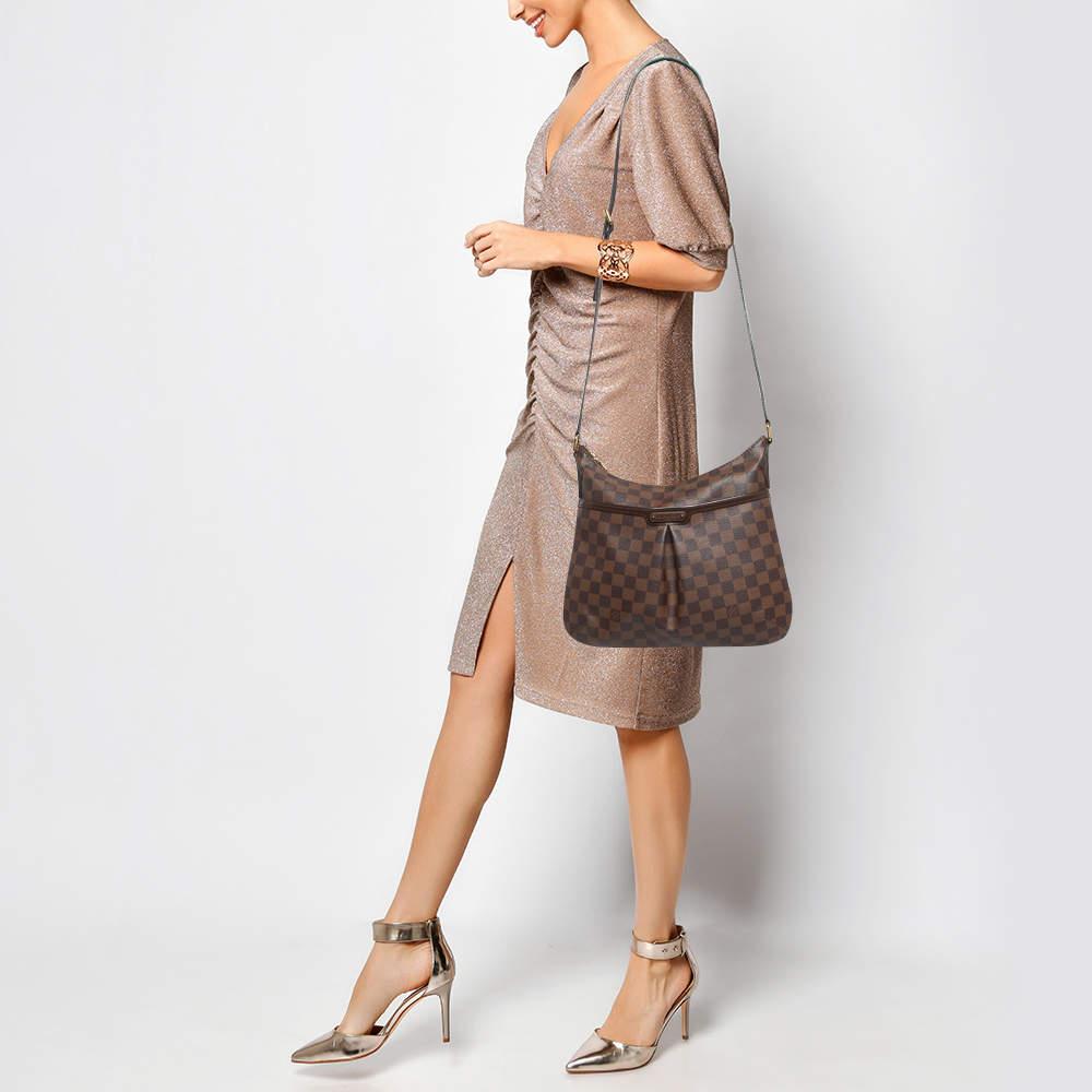 Louis Vuitton Damier Ebene Canvas Bloomsbury PM Bag In Fair Condition For Sale In Dubai, Al Qouz 2