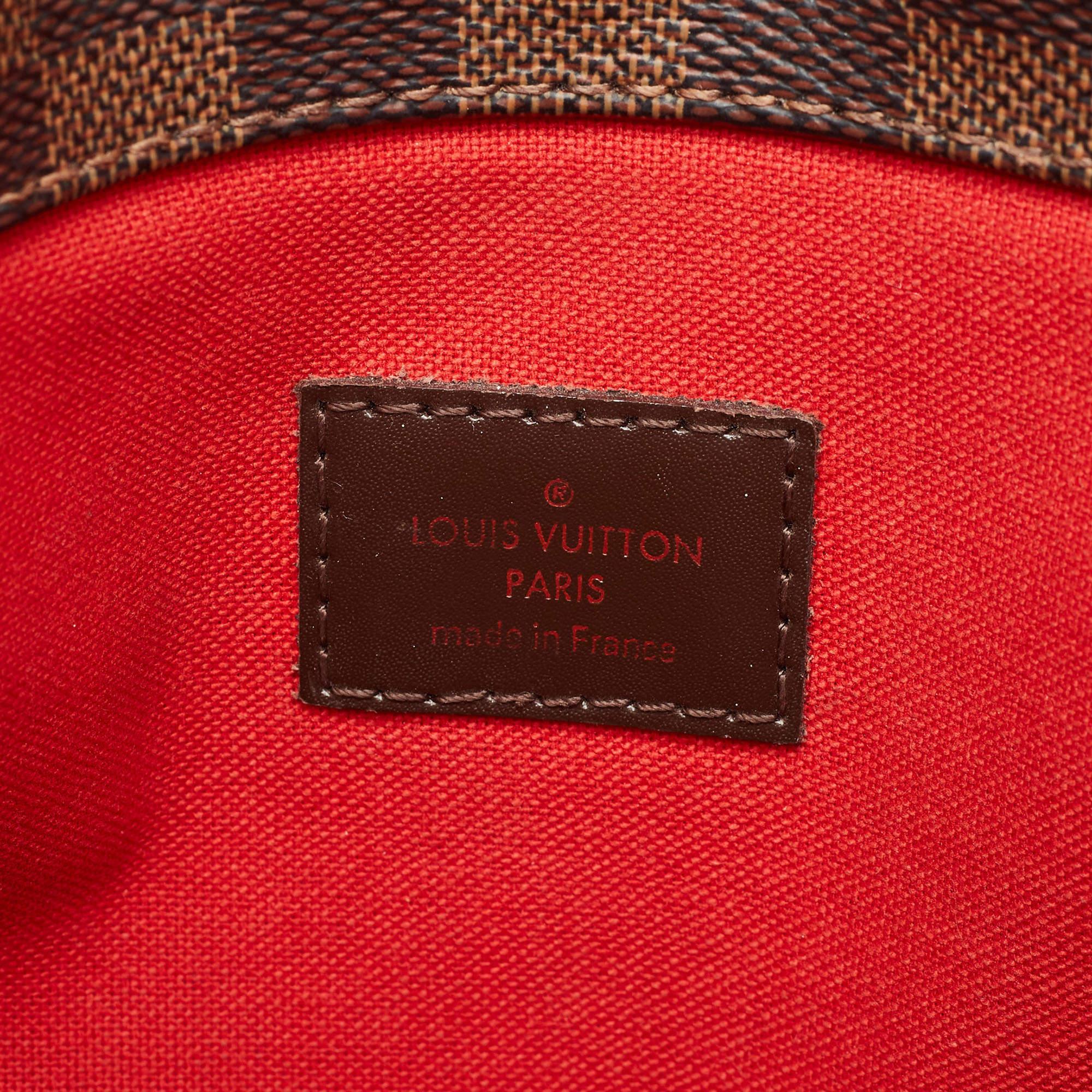 Louis Vuitton - Sac Bloomsbury PM en toile damier ébène en vente 4