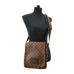 Louis Vuitton Damier Ebene Canvas Brooklyn PM Messenger Bag