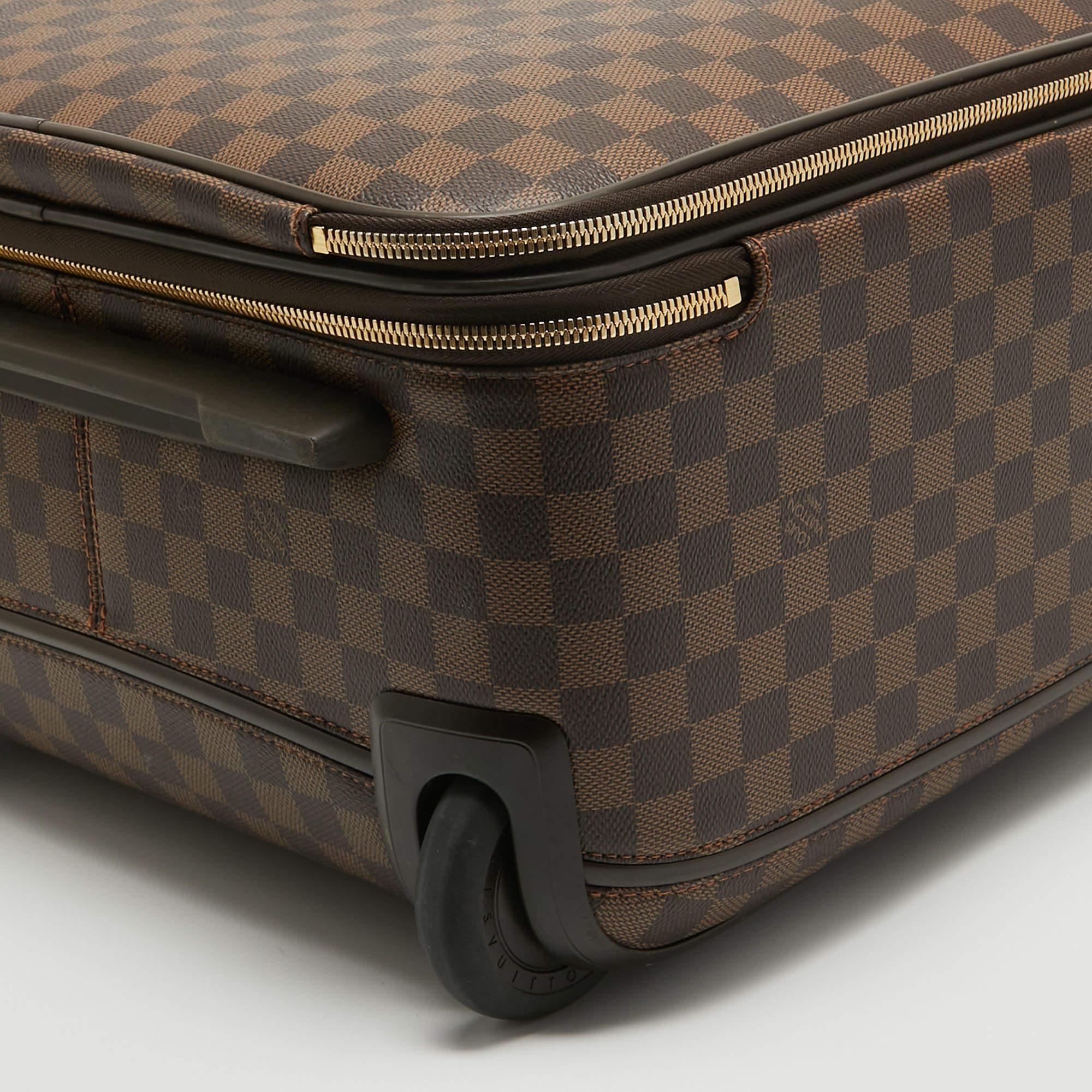 Louis Vuitton Damier Ebene Canvas Business Pegase Legere 55 Luggage 6
