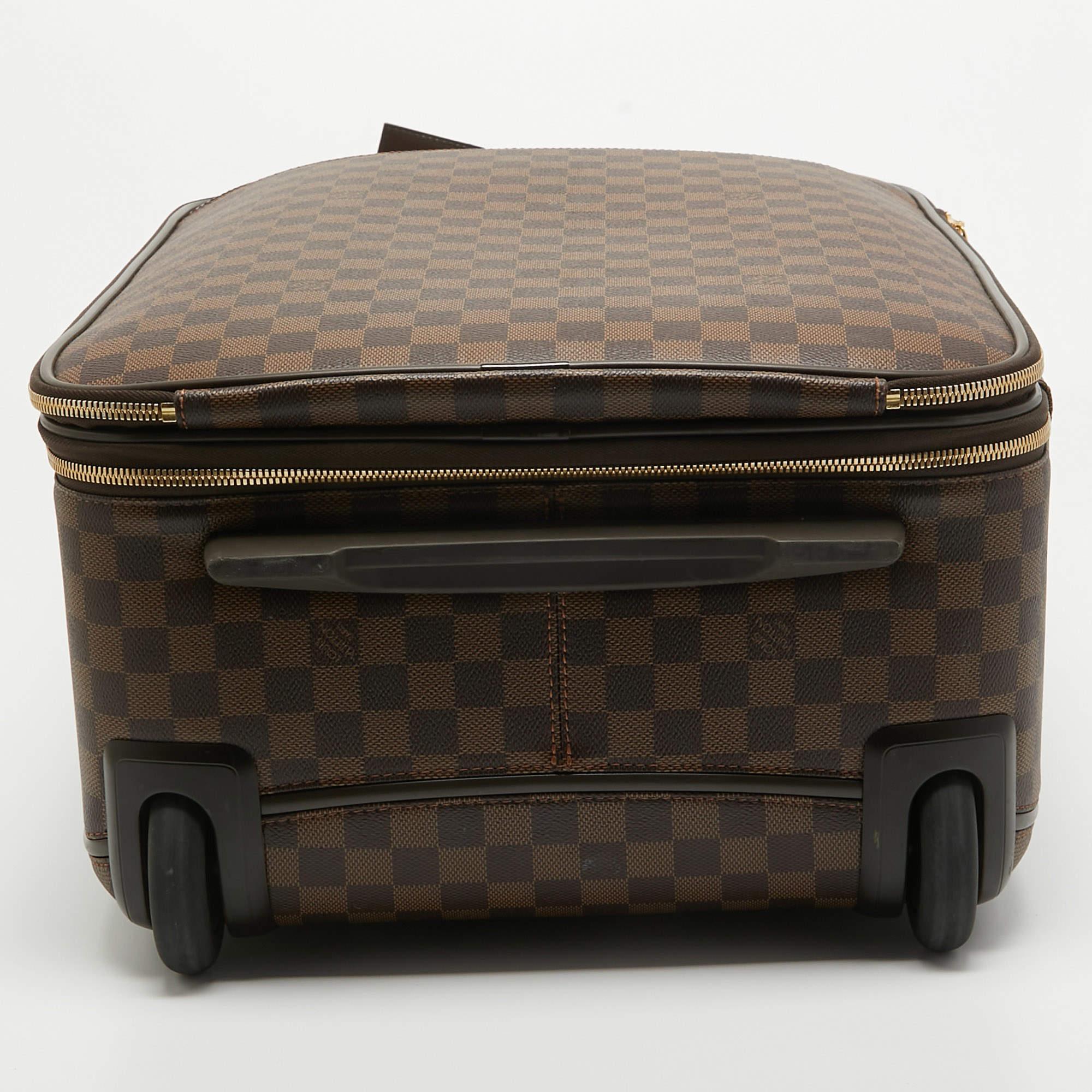 Louis Vuitton Damier Ebene Canvas Business Pegase Legere 55 Luggage 2