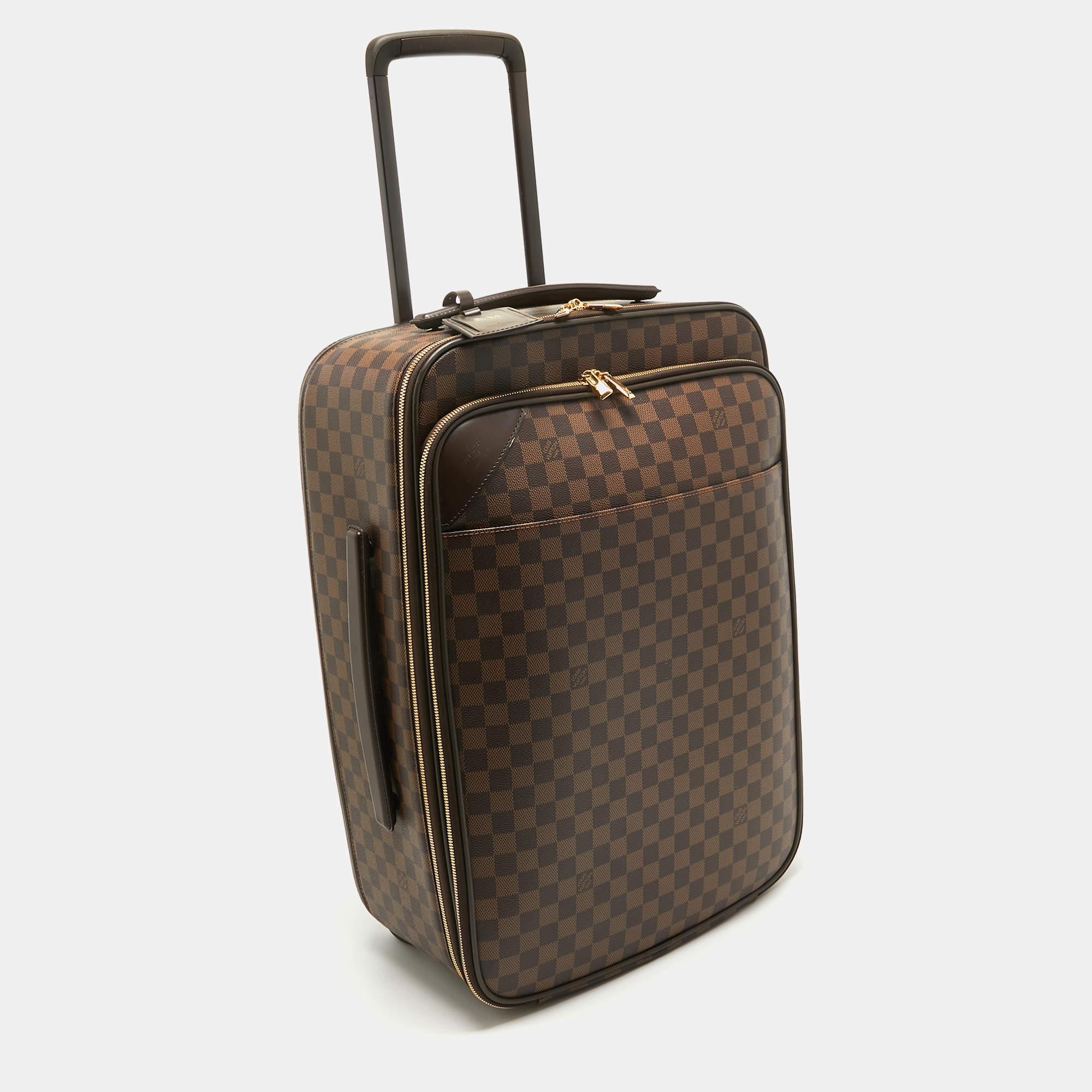 Louis Vuitton Damier Ebene Canvas Business Pegase Legere 55 Luggage 4