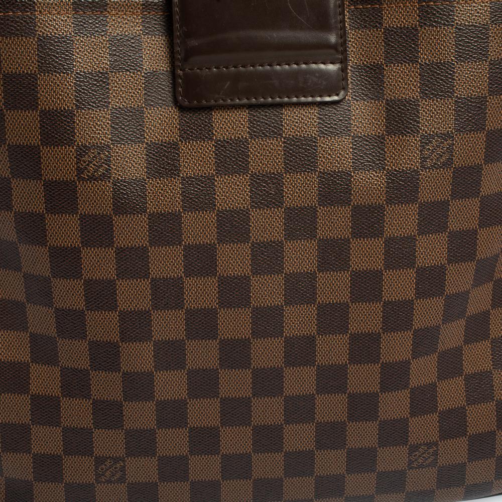 Louis Vuitton Damier Ebene Canvas Cabas Rosebery Bag 8