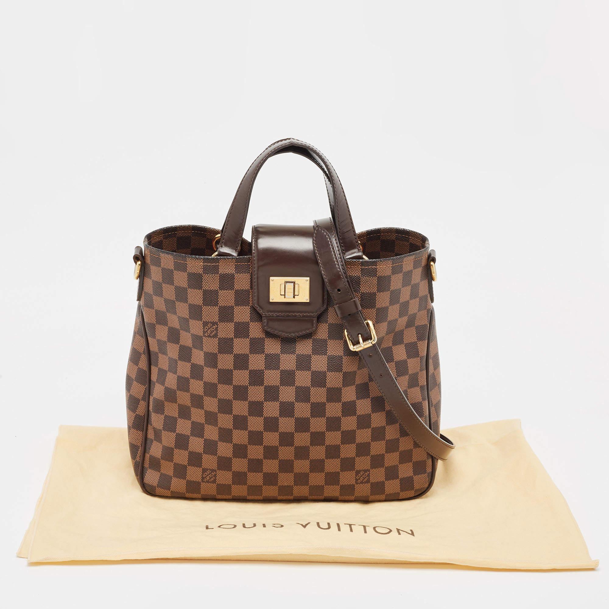 Louis Vuitton Damier Ebene Canvas Cabas Rosebery Bag 11