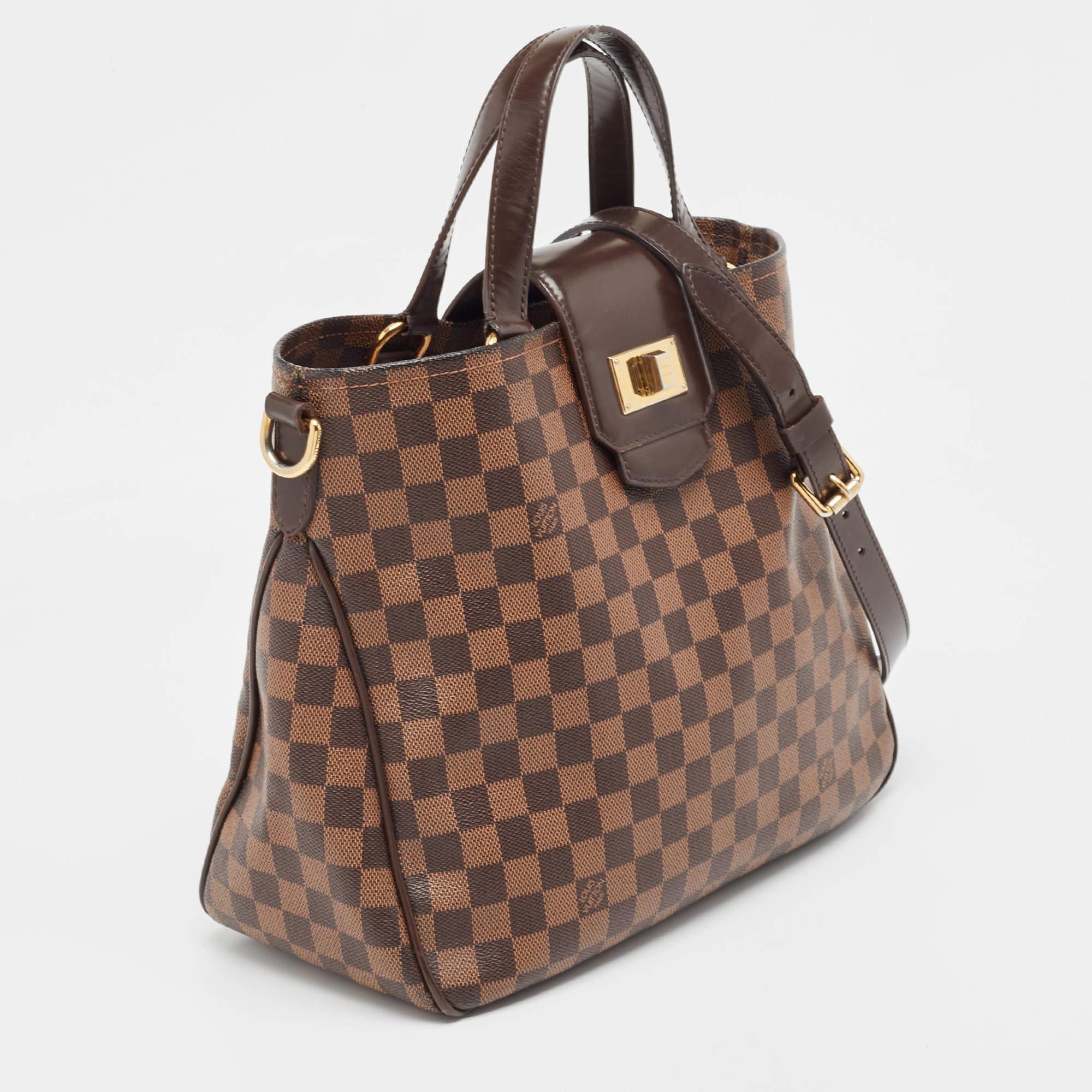 Women's Louis Vuitton Damier Ebene Canvas Cabas Rosebery Bag