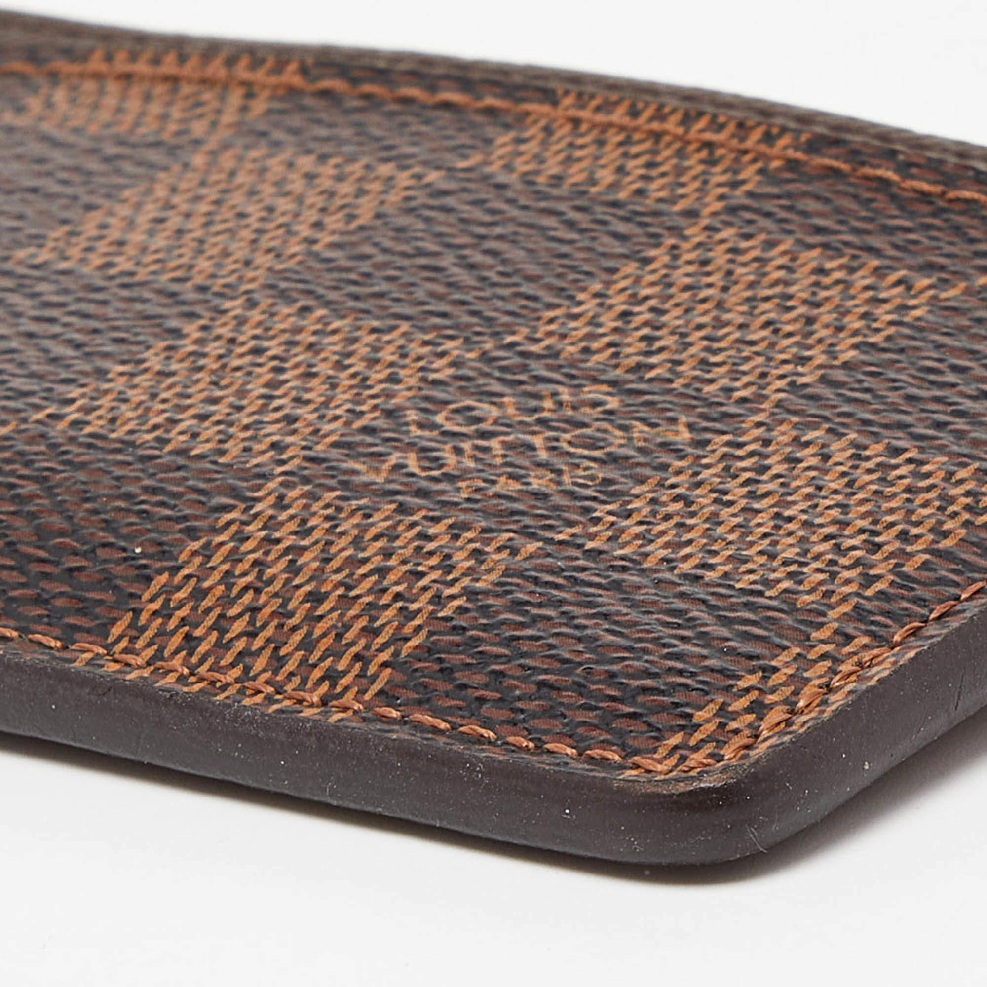 Louis Vuitton Damier Ebene Canvas Card Holder 6