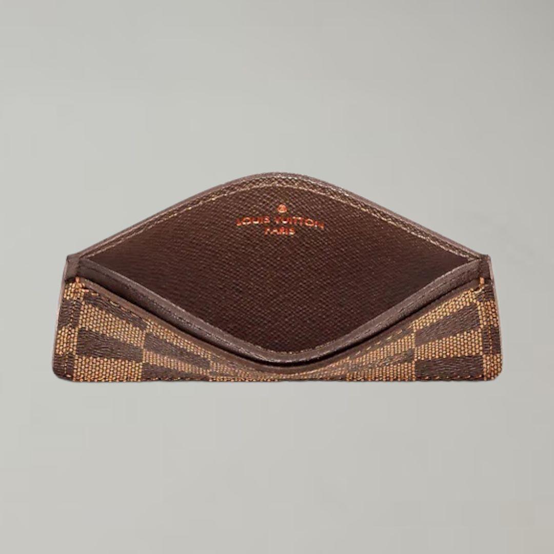 Louis Vuitton Damier Ebene Canvas Card Holder In New Condition In Nicosia, CY