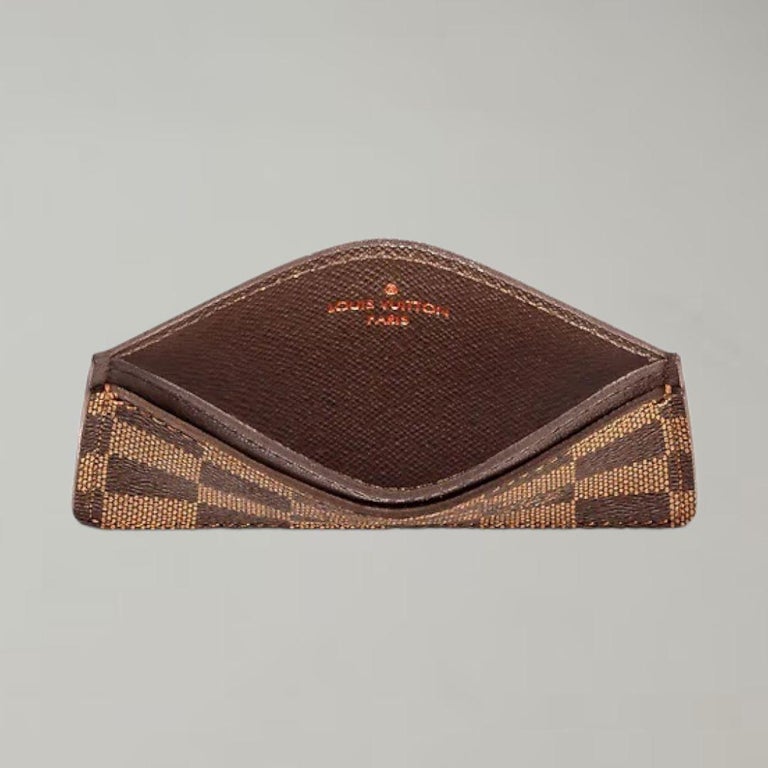 Louis Vuitton Damier Ebene Canvas Card Holder For Sale at 1stDibs
