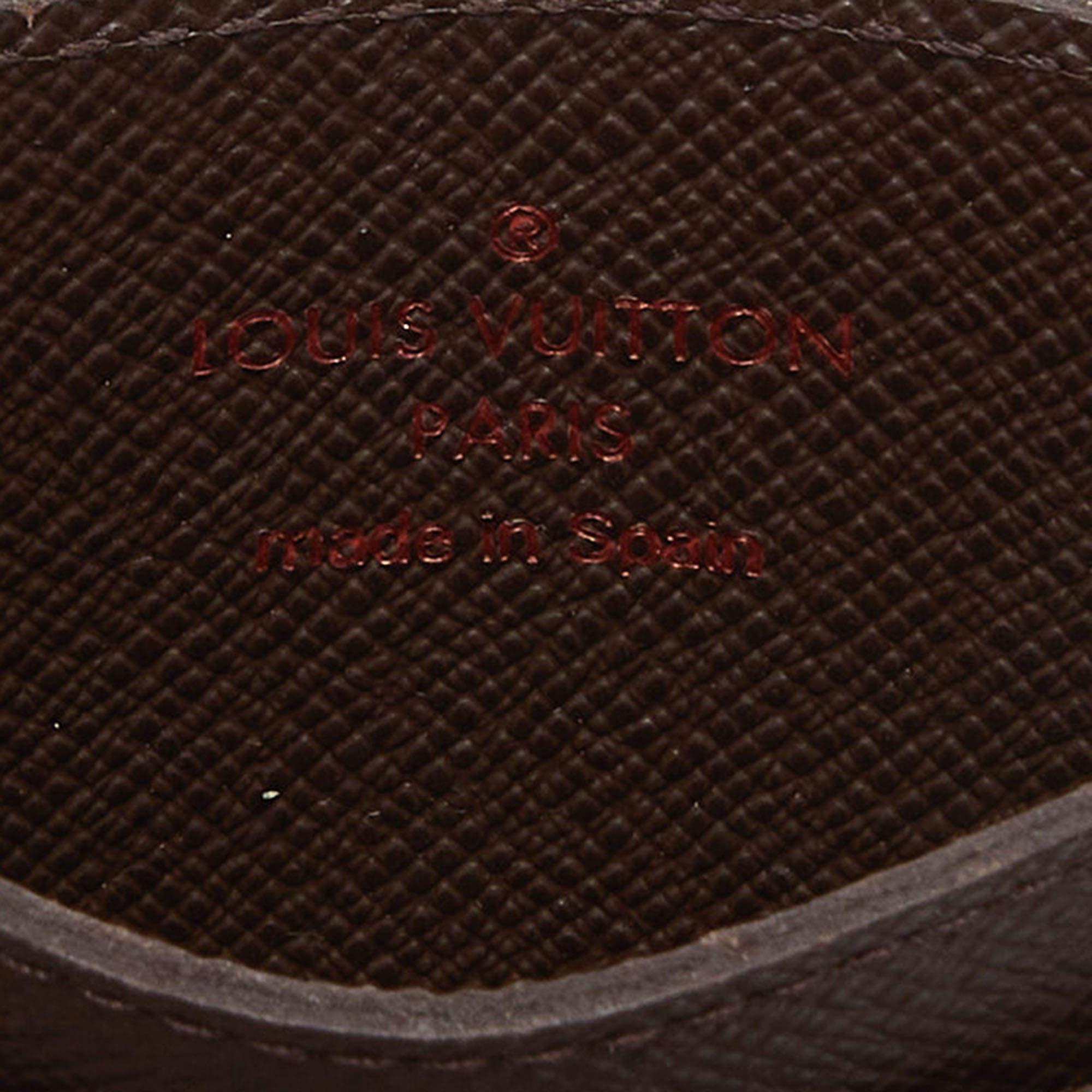 Louis Vuitton Damier Ebene Canvas Card Holder 4
