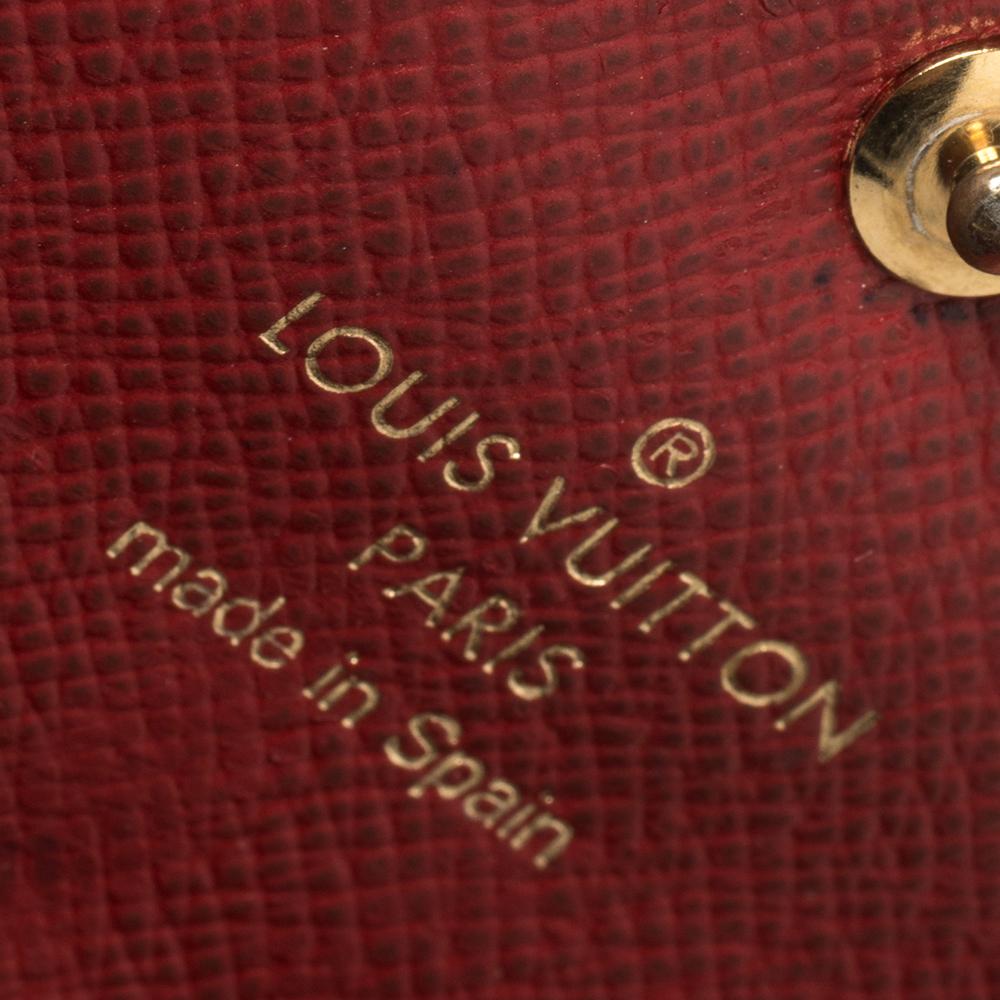 Louis Vuitton Damier Ebene Canvas Cerise Caissa Wallet 1