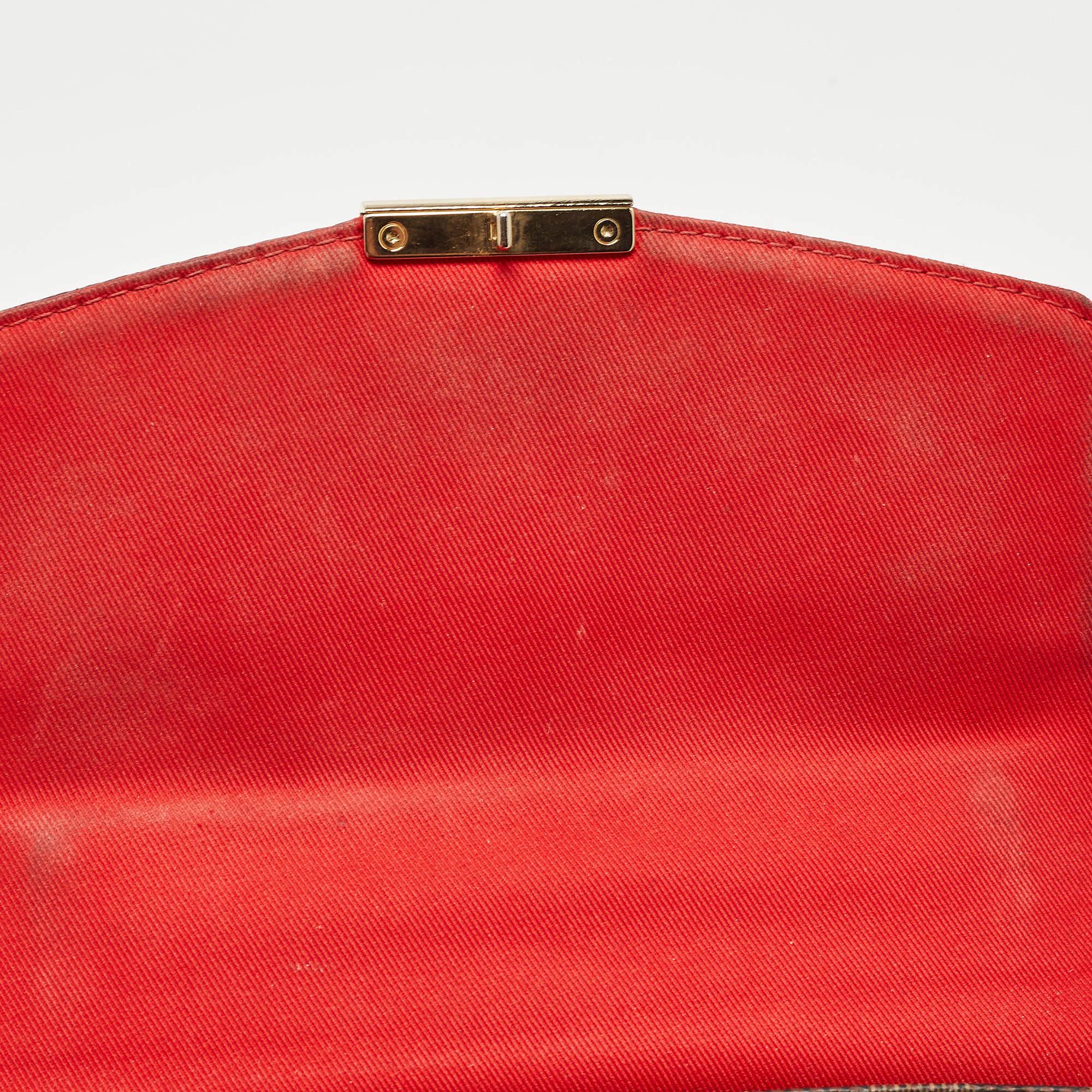 Louis Vuitton Damier Ebene Canvas Croisette Tasche aus Segeltuch 6