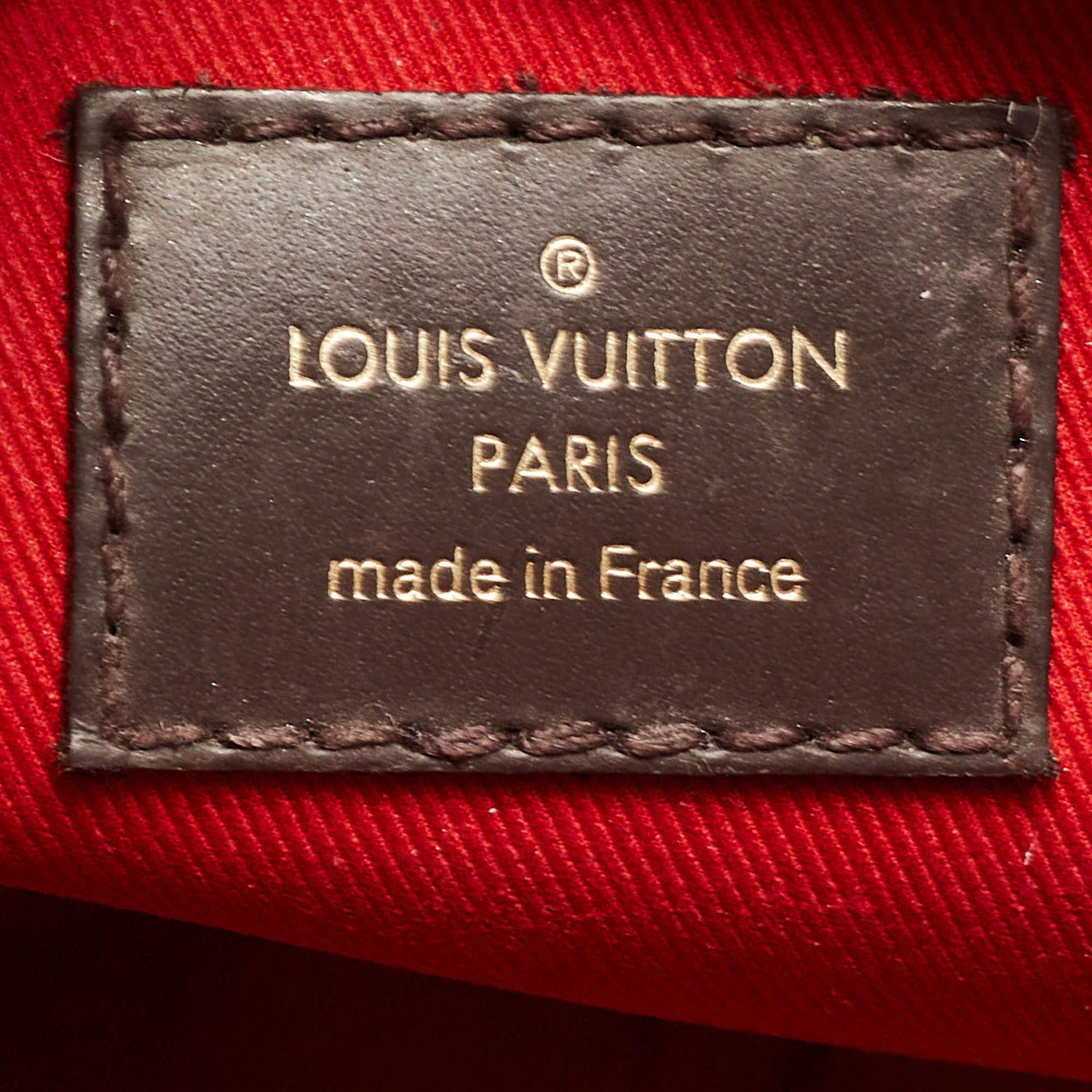 Louis Vuitton Damier Ebene Canvas Croisette Tasche aus Segeltuch 10