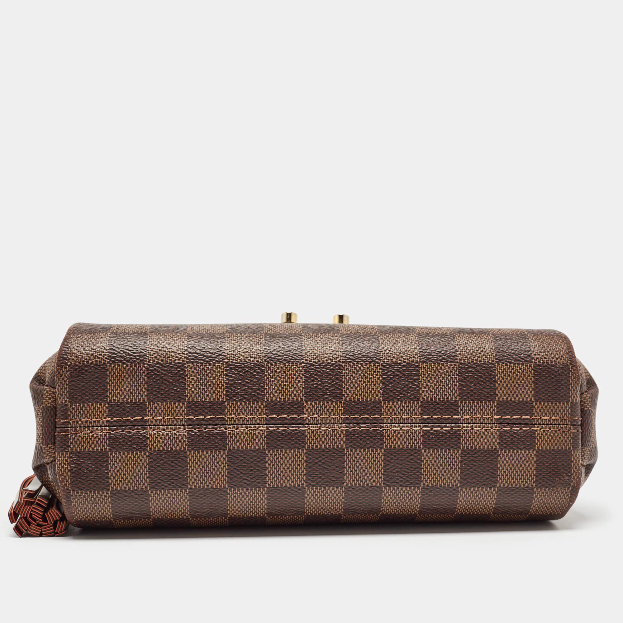 Louis Vuitton Damier Ebene Canvas Croisette Tasche aus Segeltuch 13