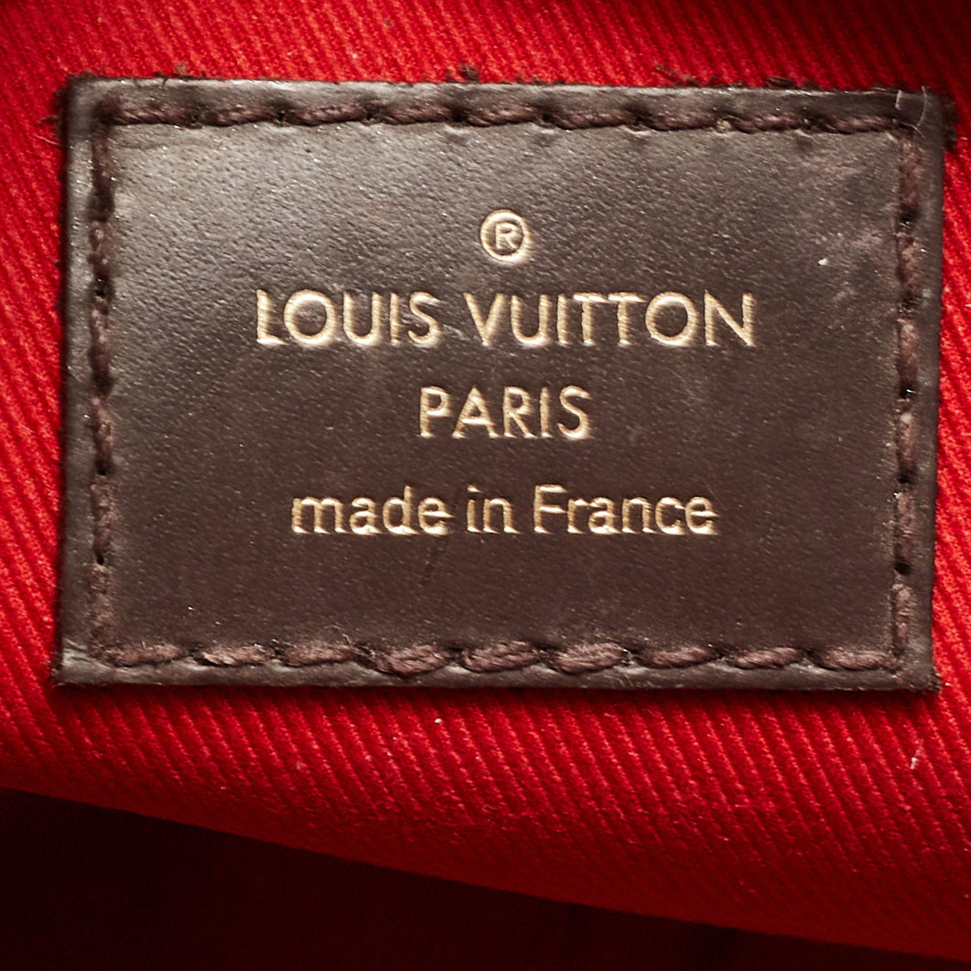 Louis Vuitton Damier Ebene Canvas Croisette Tasche aus Segeltuch im Angebot 1