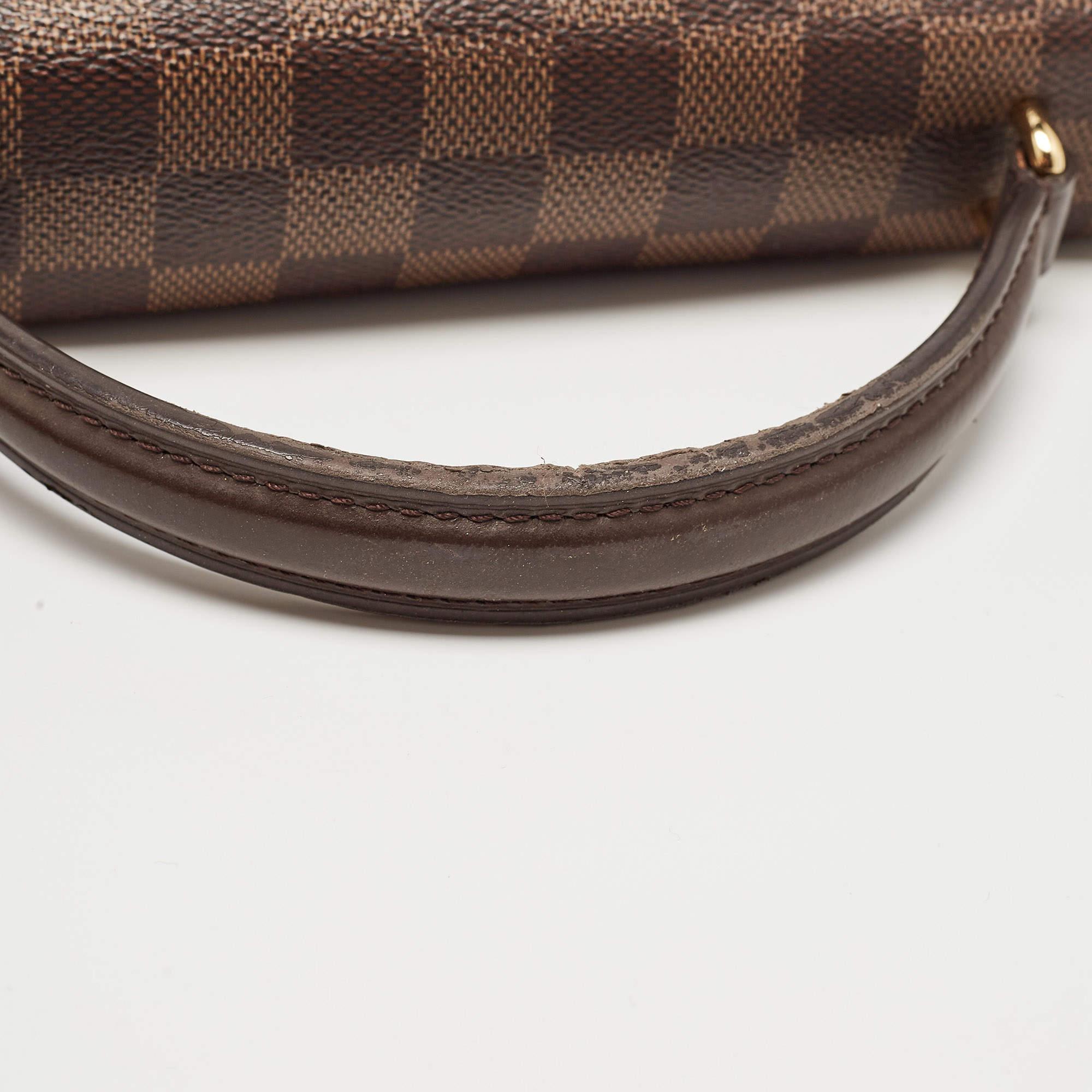 Louis Vuitton Damier Ebene Canvas Croisette Tasche aus Segeltuch Damen