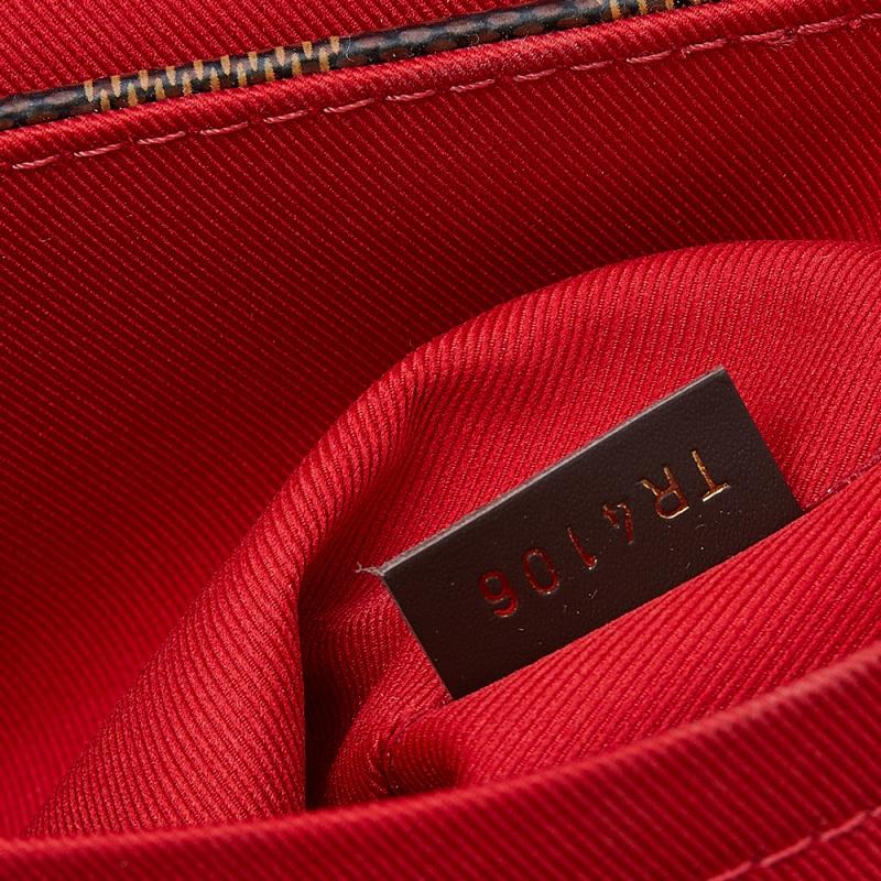 Louis Vuitton Damier Ebene Canvas Croisette Bag In Excellent Condition In Dubai, Al Qouz 2
