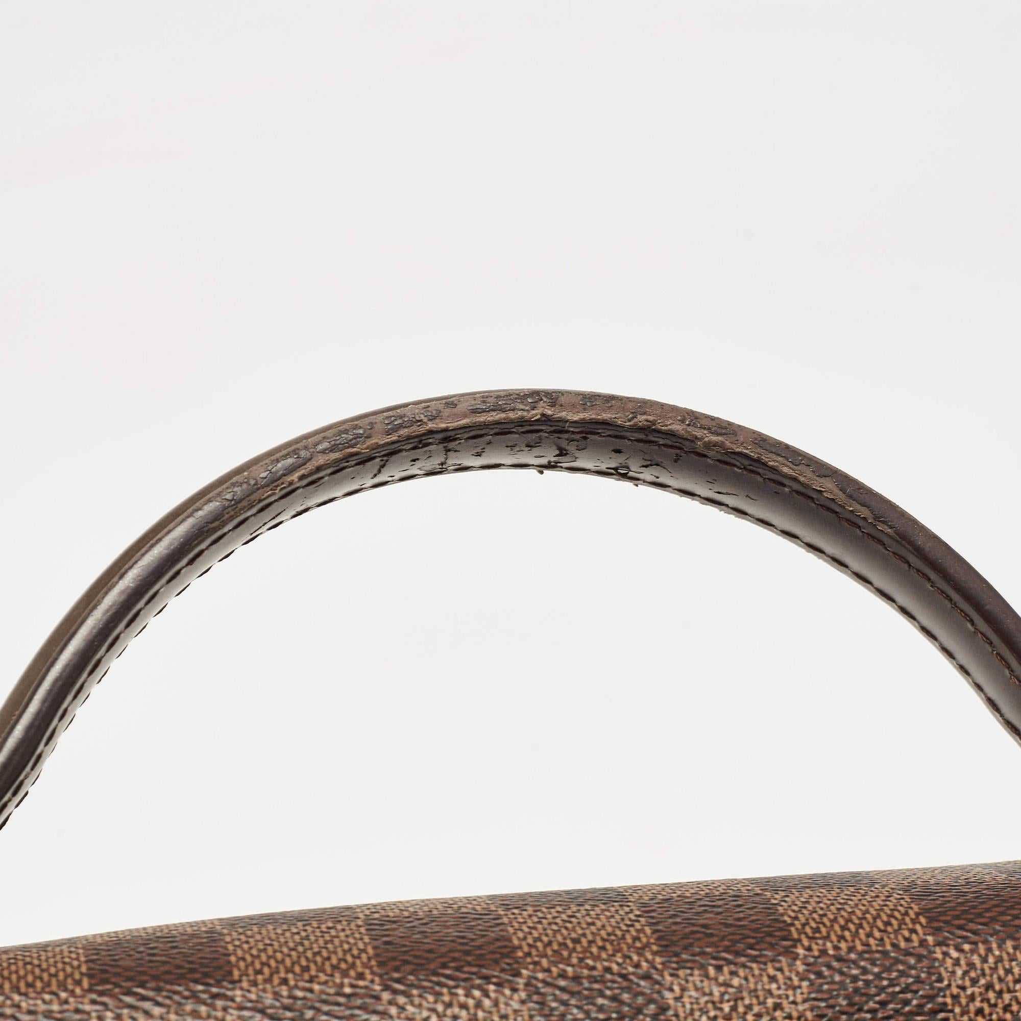 Louis Vuitton Damier Ebene Canvas Croisette Tasche aus Segeltuch 2