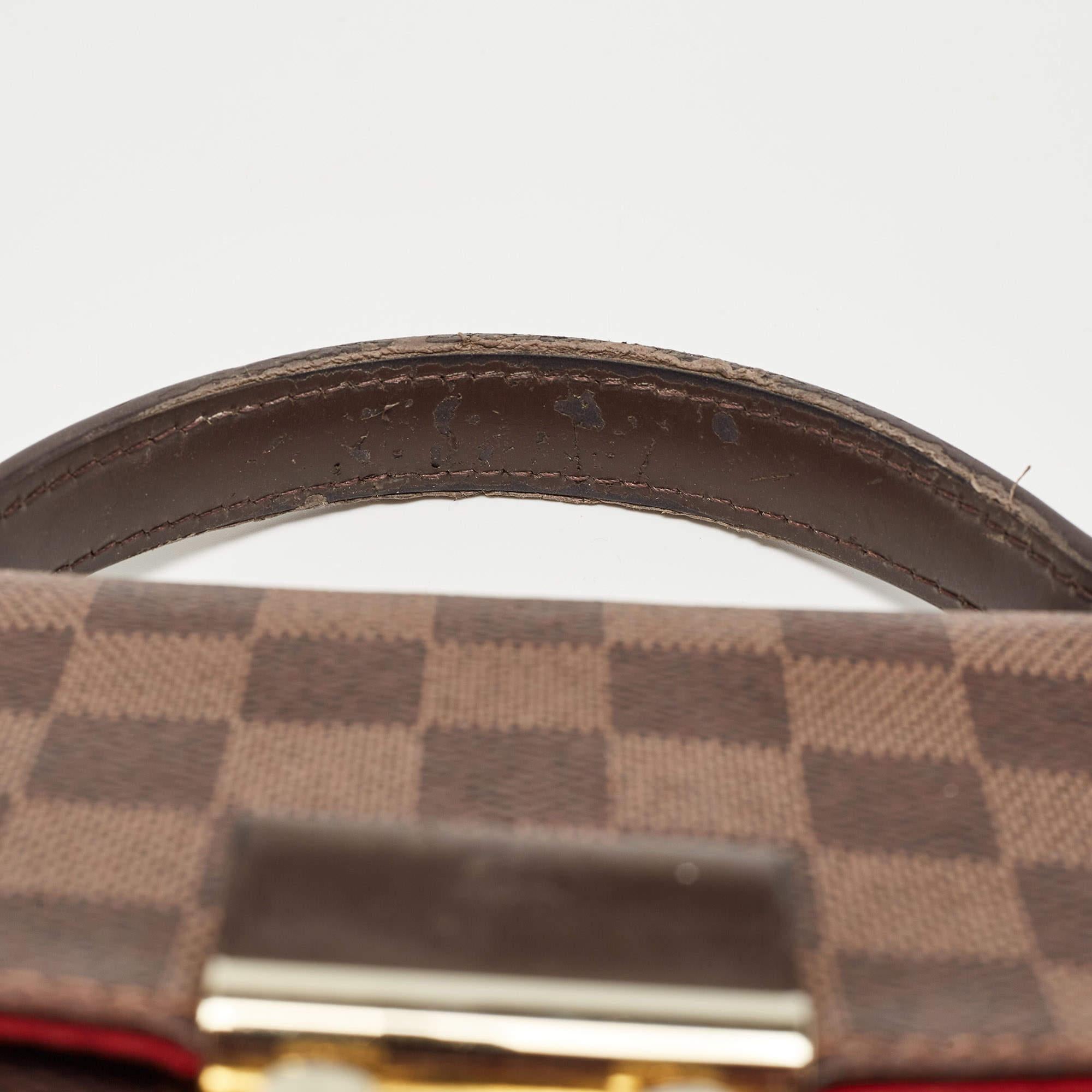 Louis Vuitton Damier Ebene Canvas Croisette Tasche aus Segeltuch 3