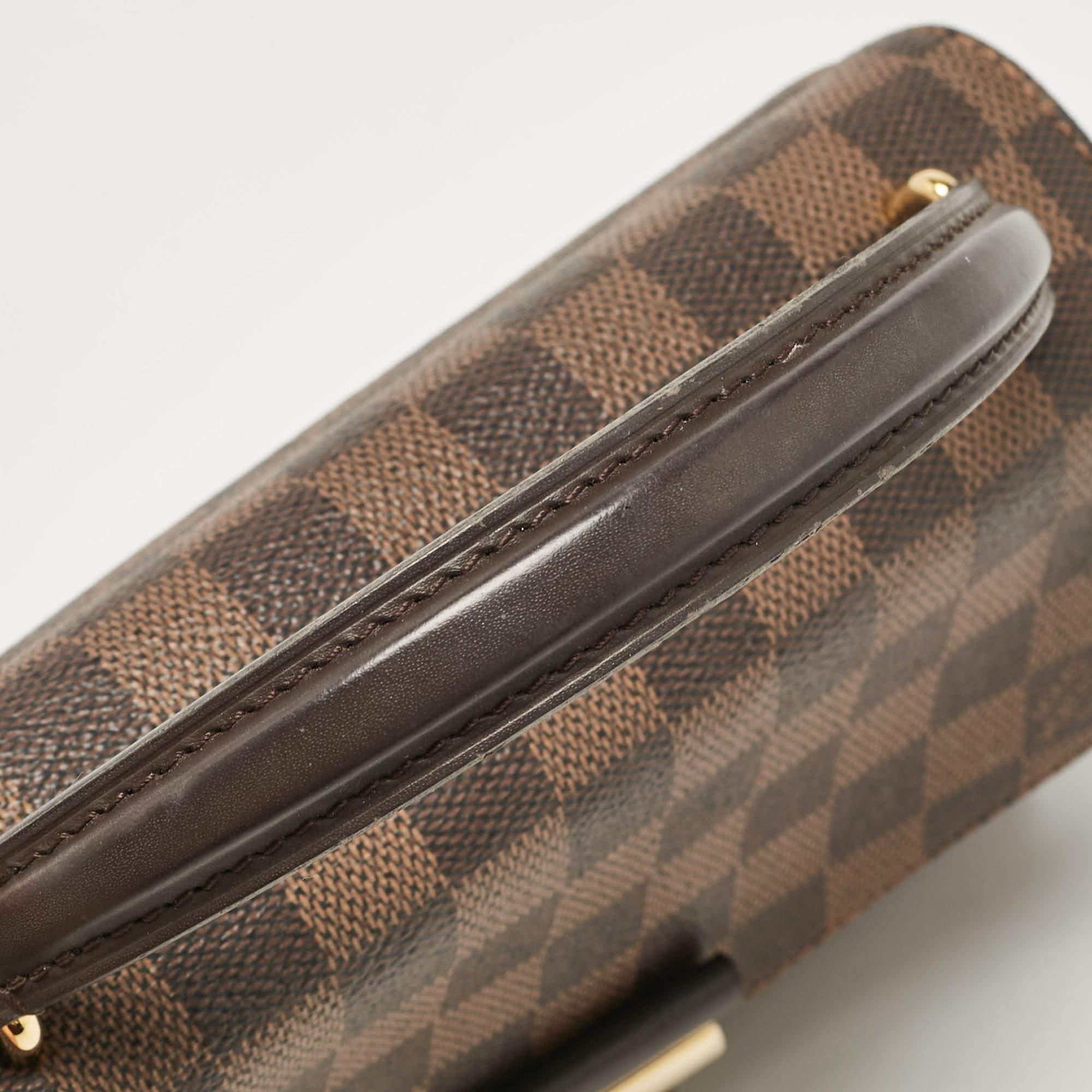 Louis Vuitton Damier Ebene Canvas Croisette Bag 4