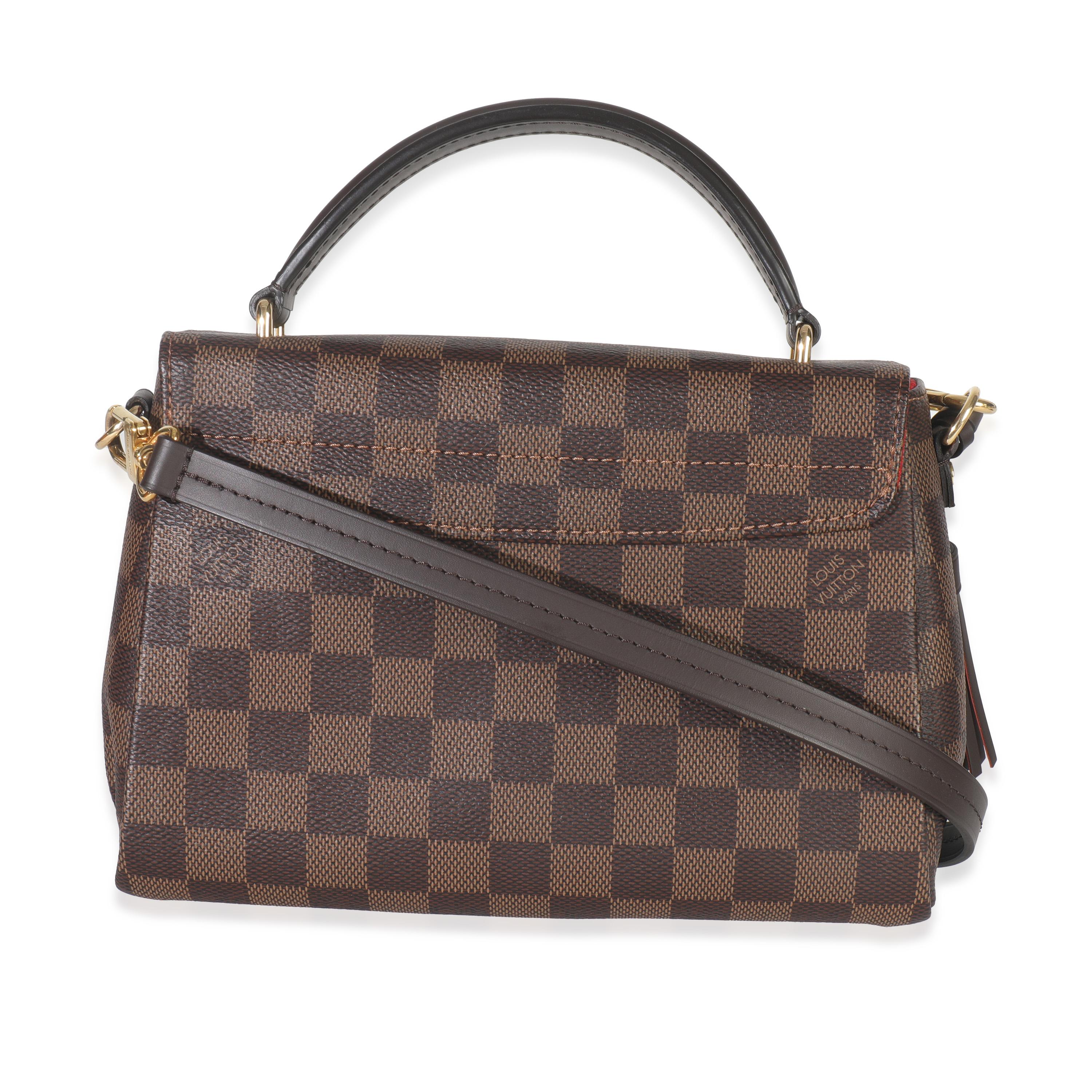 Listing Title: Louis Vuitton Damier Ebene Canvas Croisette
SKU: Z149799
MSRP: 2000.00 USD
Condition: Pre-owned 
Condition Description: The creative genius of Virgil Abloh can never be understated. Switching up classic styles from Louis Vuitton with