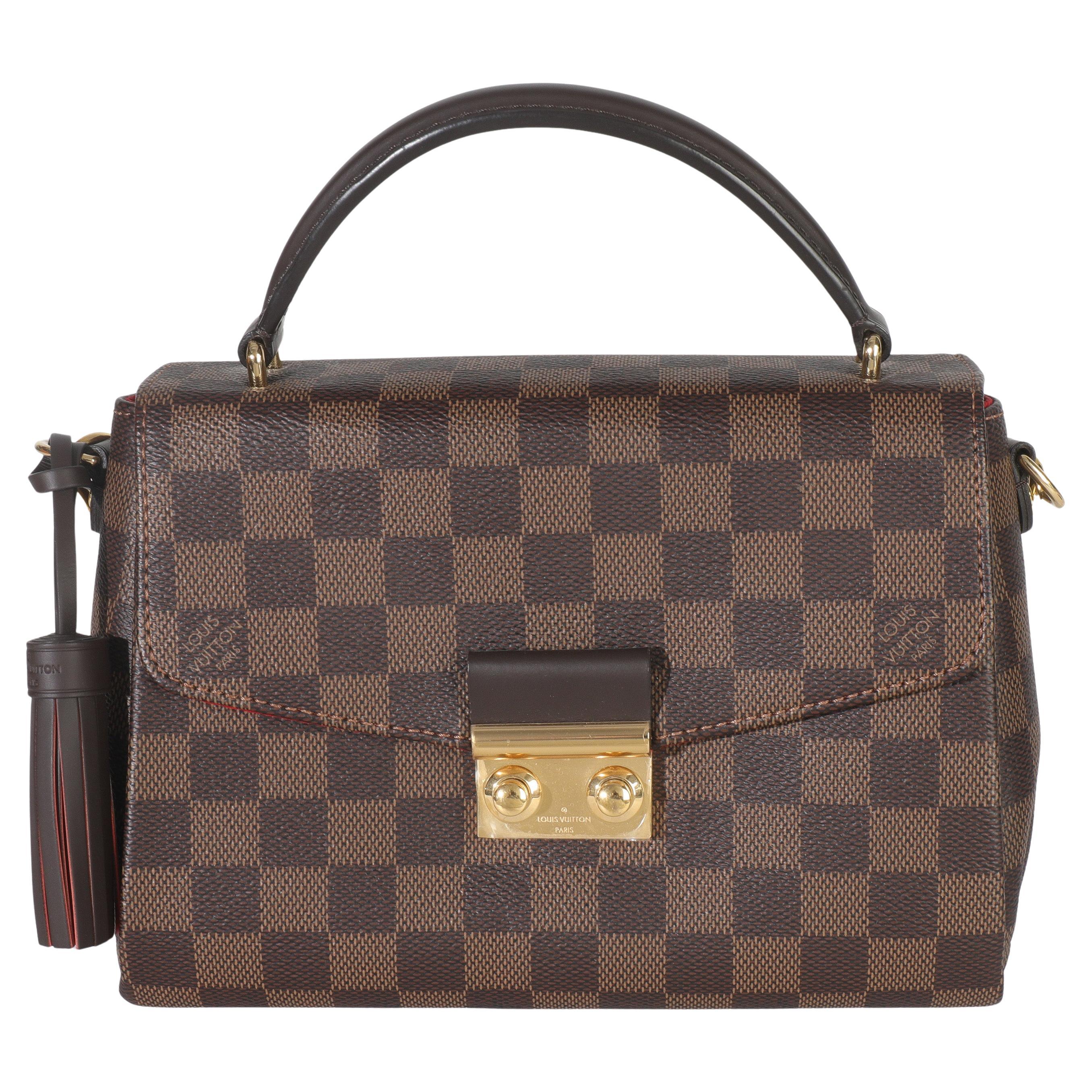 Louis Vuitton Damier Ebene Canvas Croisette