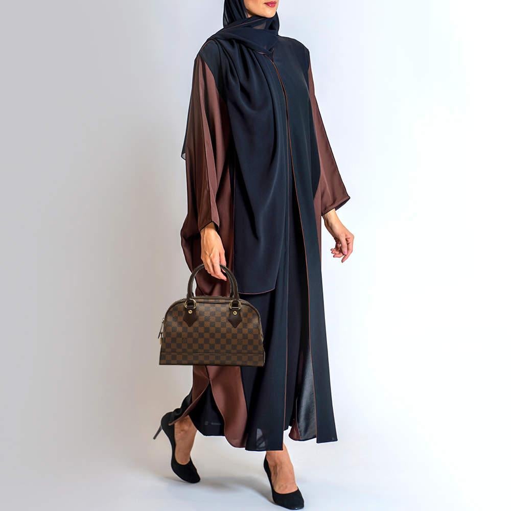 Black Louis Vuitton Damier Ebene Canvas Duomo Bag For Sale