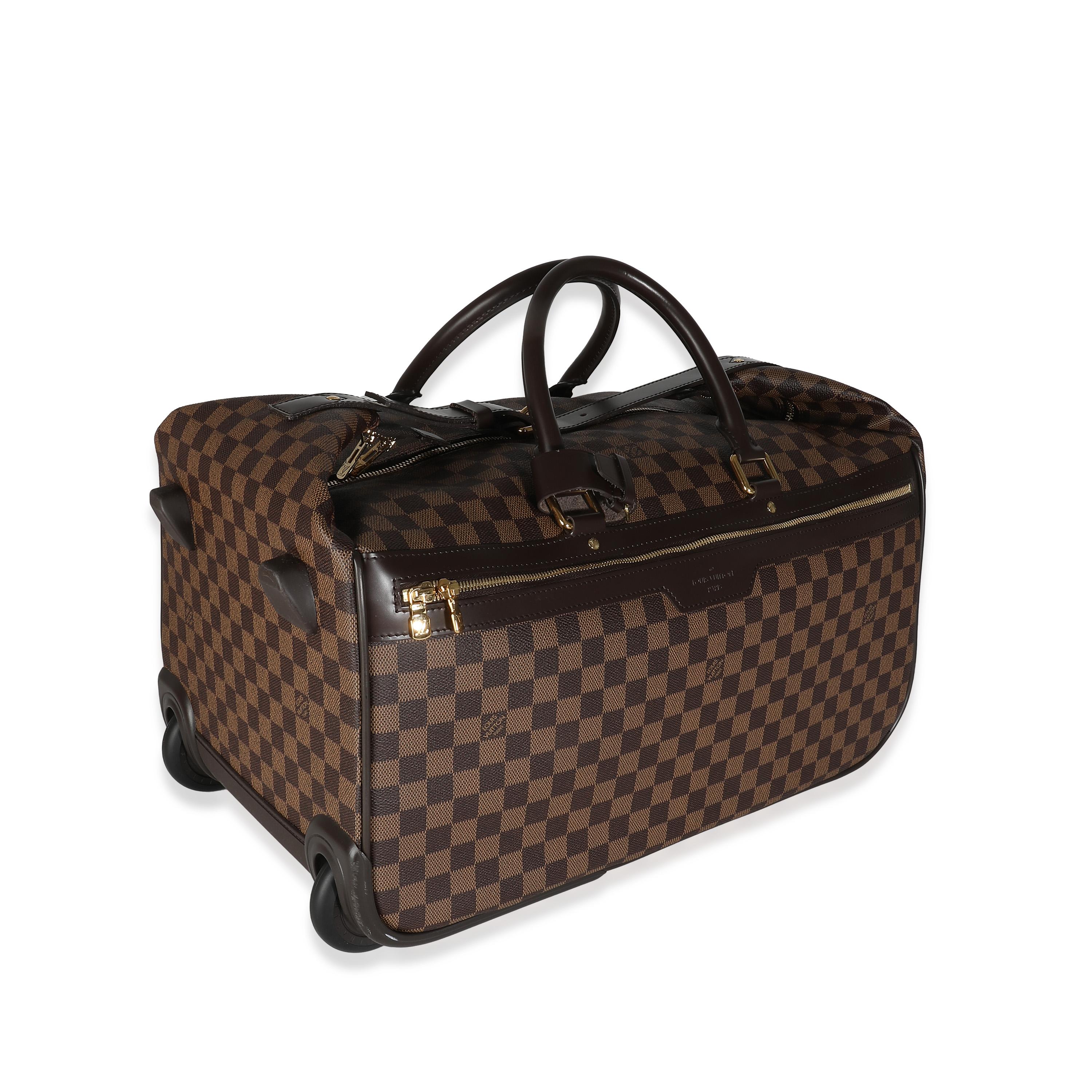 Black Louis Vuitton Damier Ebene Canvas Eole 50