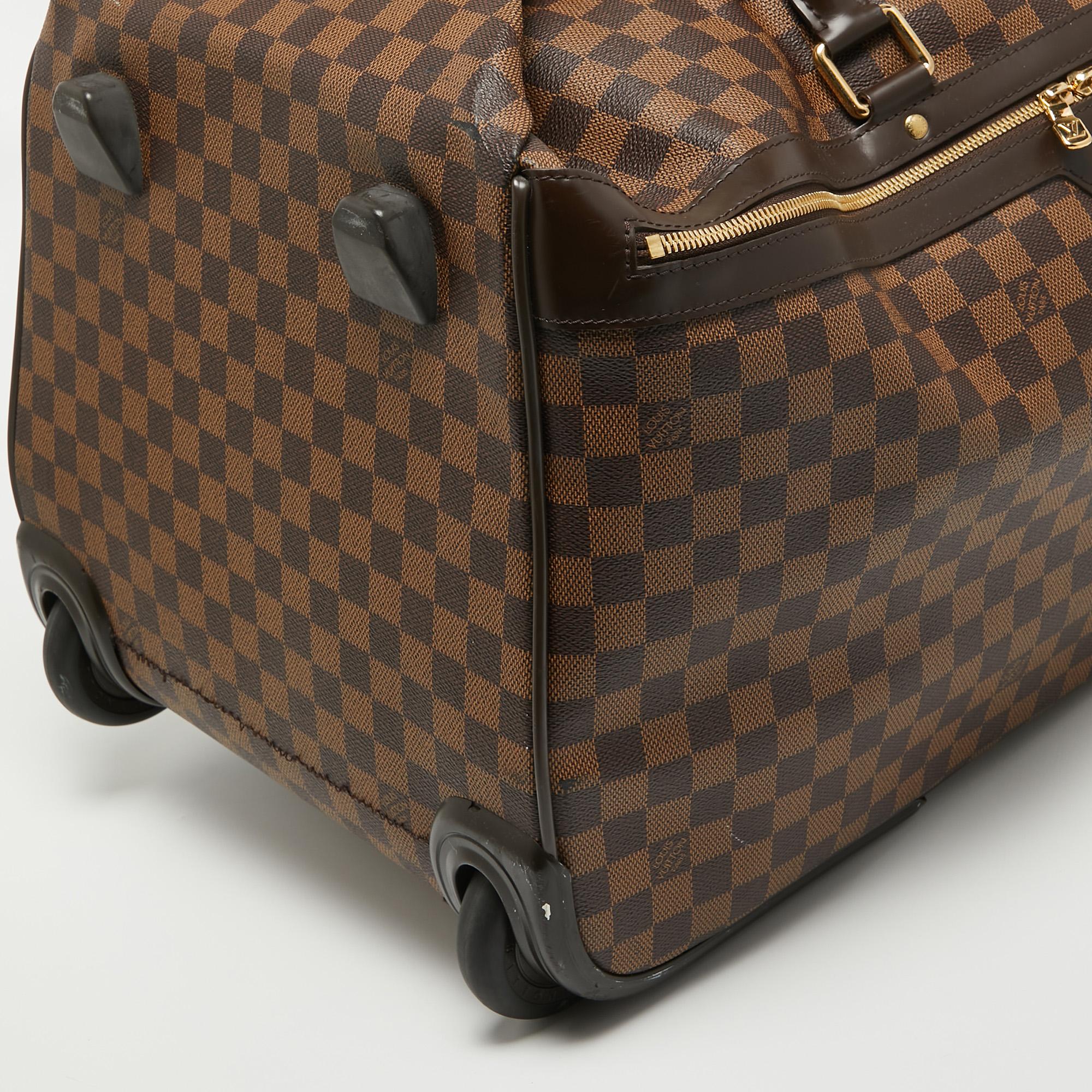 Louis Vuitton Damier Ebene Canvas Eole 60 Luggage Bag 13