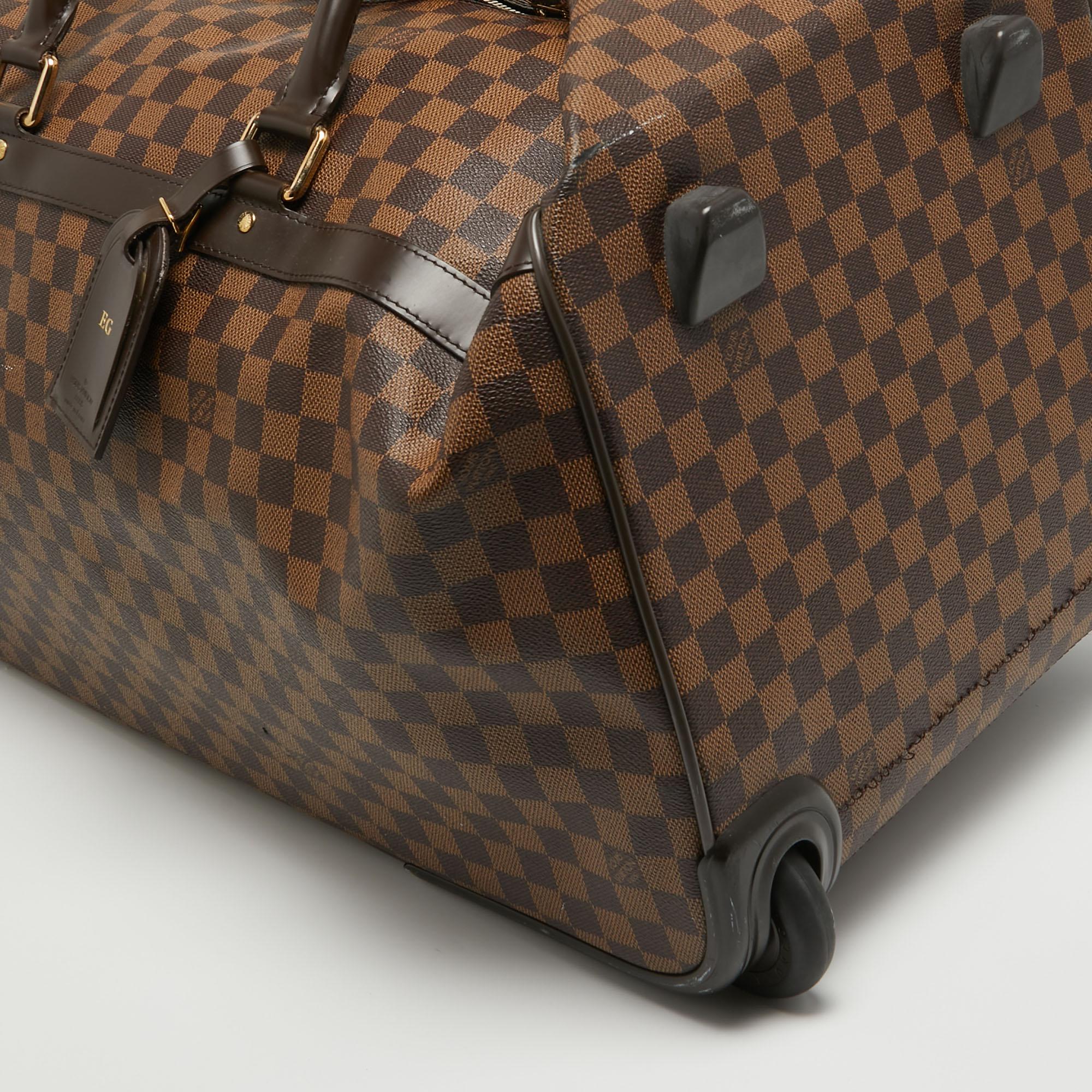 Louis Vuitton Damier Ebene Canvas Eole 60 Luggage Bag 14