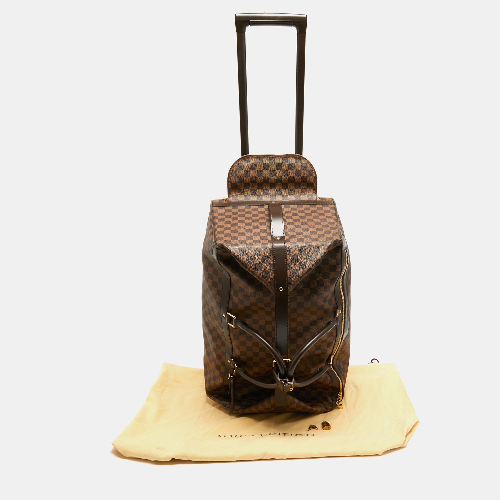 Louis Vuitton Damier Ebene Canvas Eole 60 Luggage Bag 16