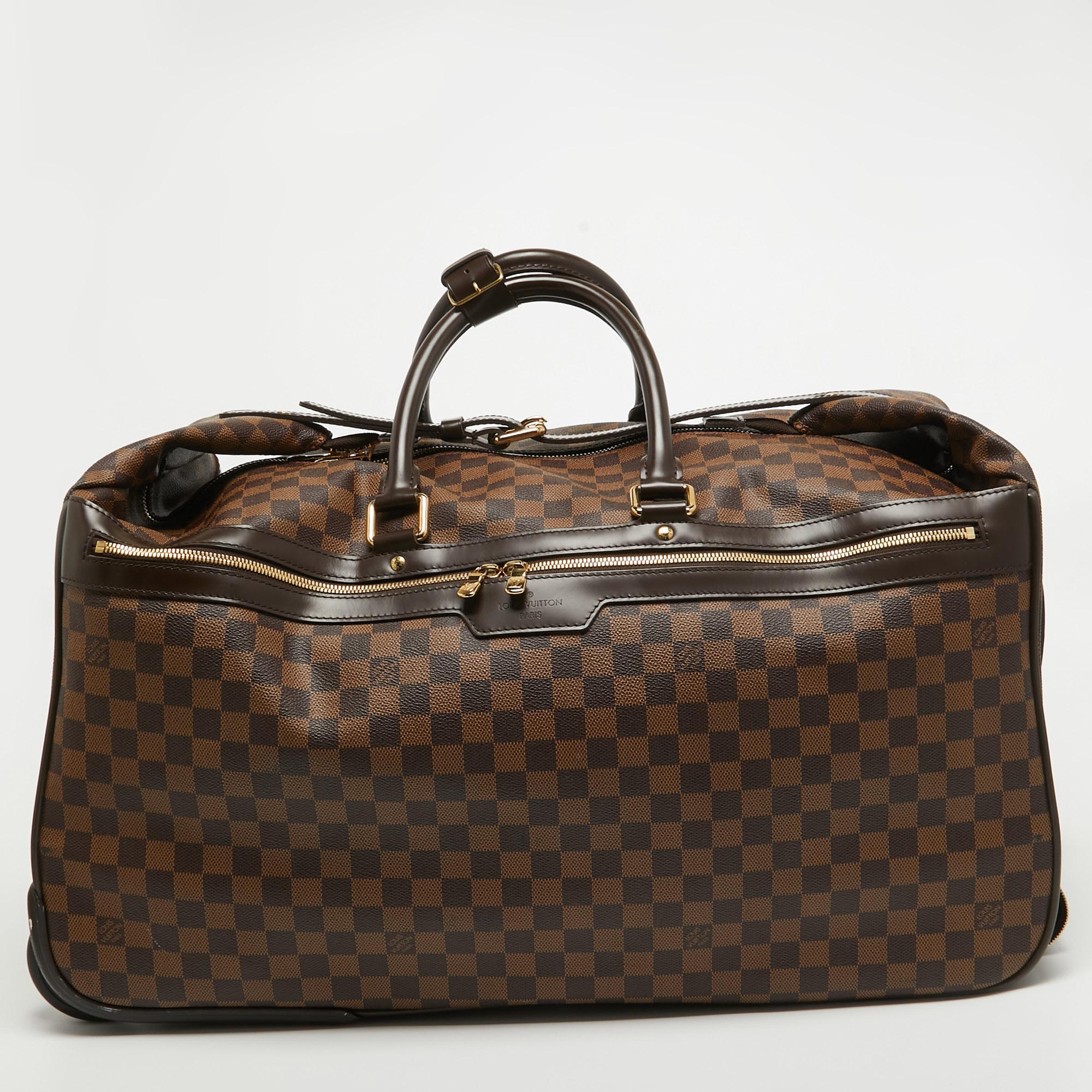 Louis Vuitton Damier Ebene Canvas Eole 60 Luggage Bag 1
