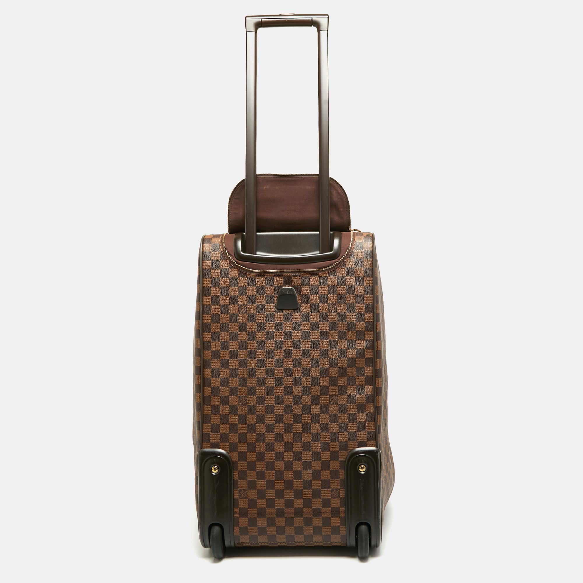 Louis Vuitton Damier Ebene Canvas Eole 60 Luggage Bag 4