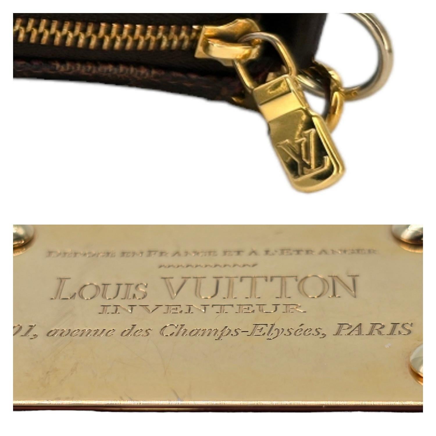 Louis Vuitton Damier Ebene Canvas Eva Chain Clutch For Sale 3