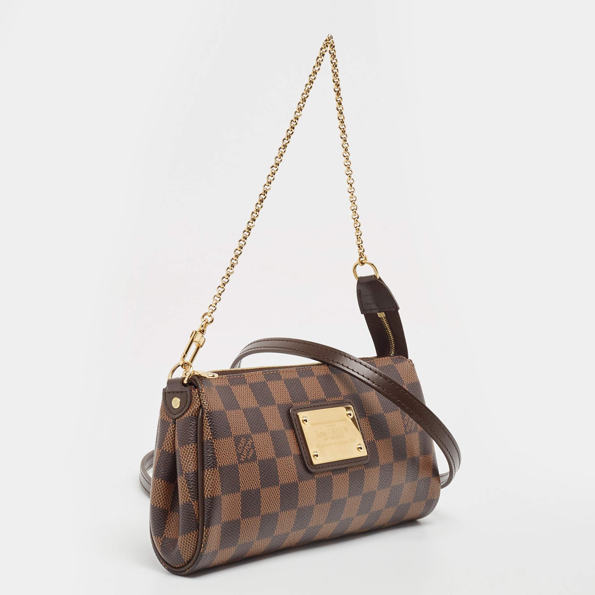 Louis Vuitton Damier Ebene Canvas Eva Pochette 8