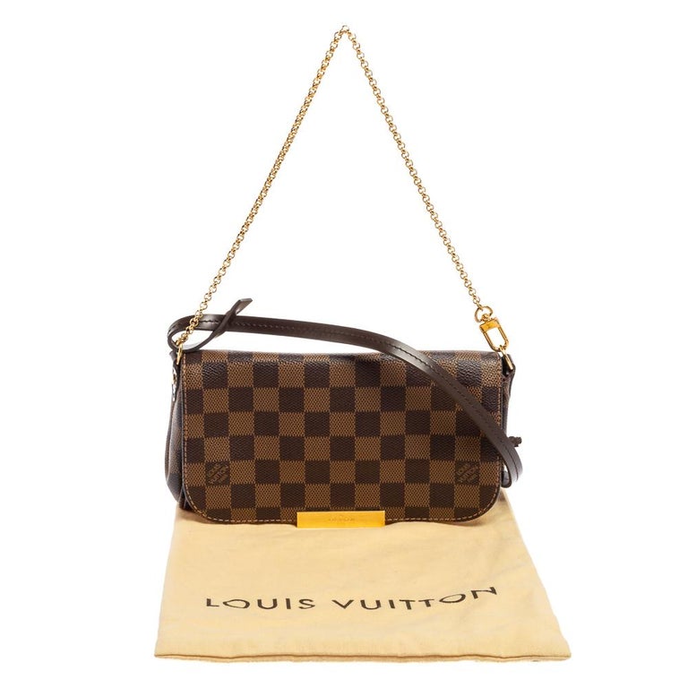 Louis Vuitton Damier Ebene Canvas Favorite PM Bag For Sale at 1stDibs | louis  vuitton favorite pm, favorite pm louis vuitton, louis vuitton crossbody