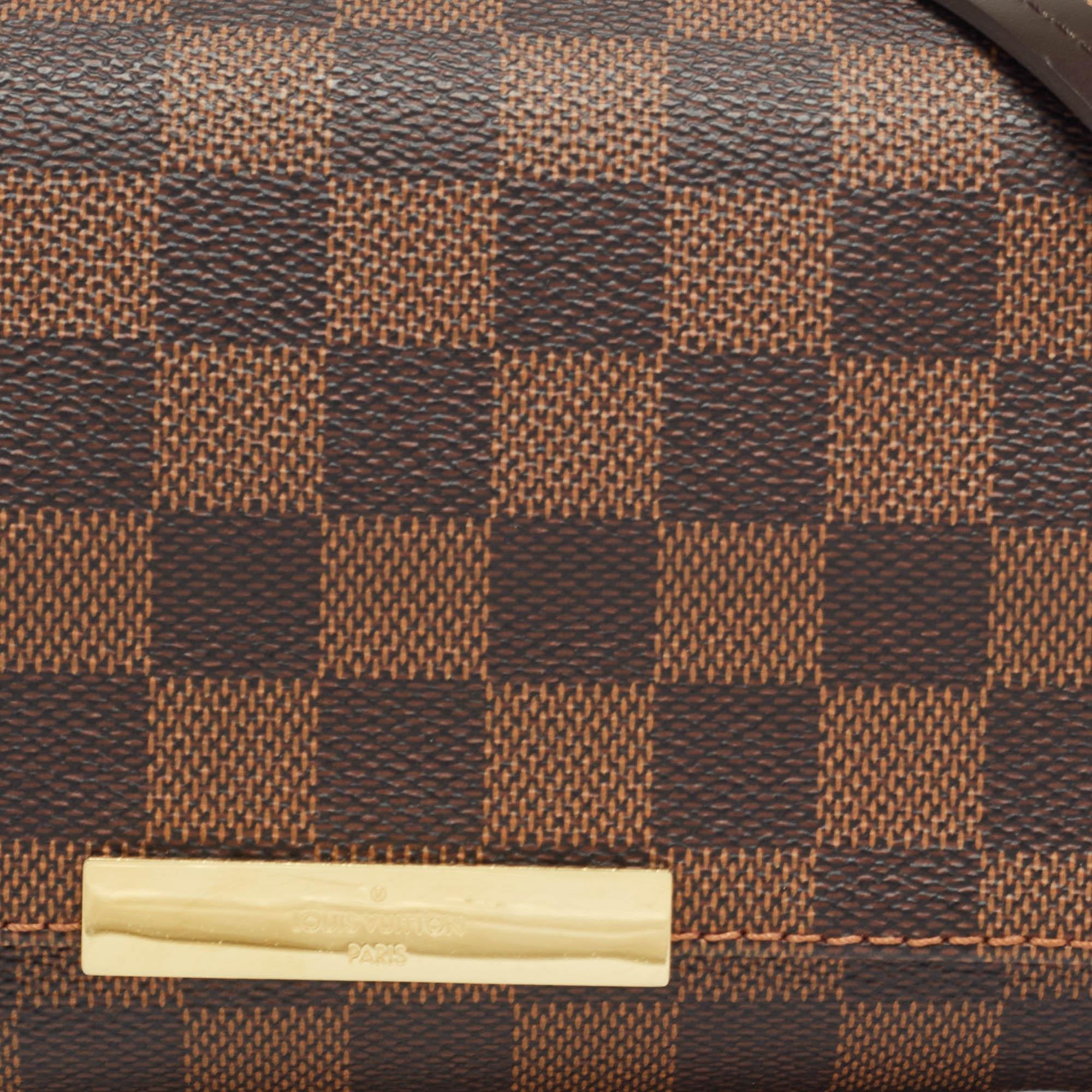 Louis Vuitton Damier Ebene Canvas Favorite PM Bag 1