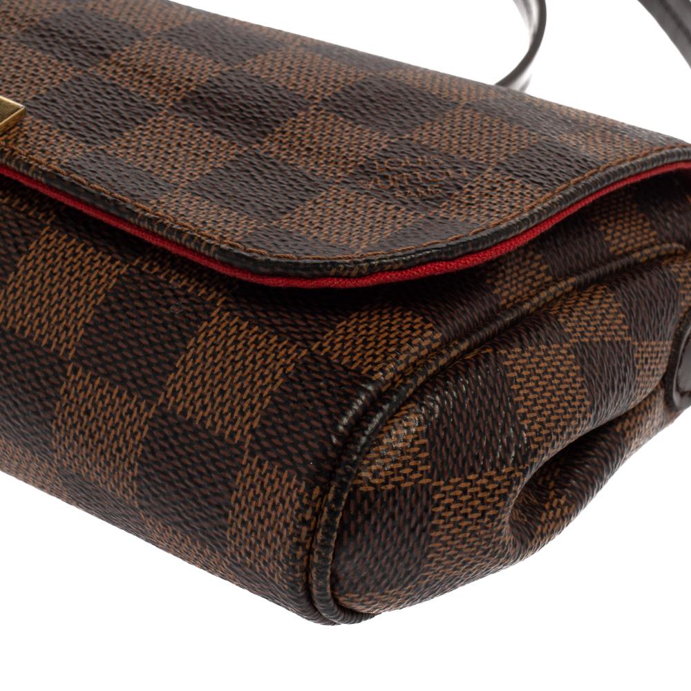 Louis Vuitton Damier Ebene Canvas Favorite PM Bag 1