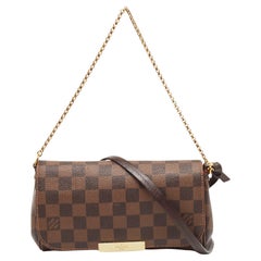 Louis Vuitton Damier Ebene Canvas Favorite PM Bag